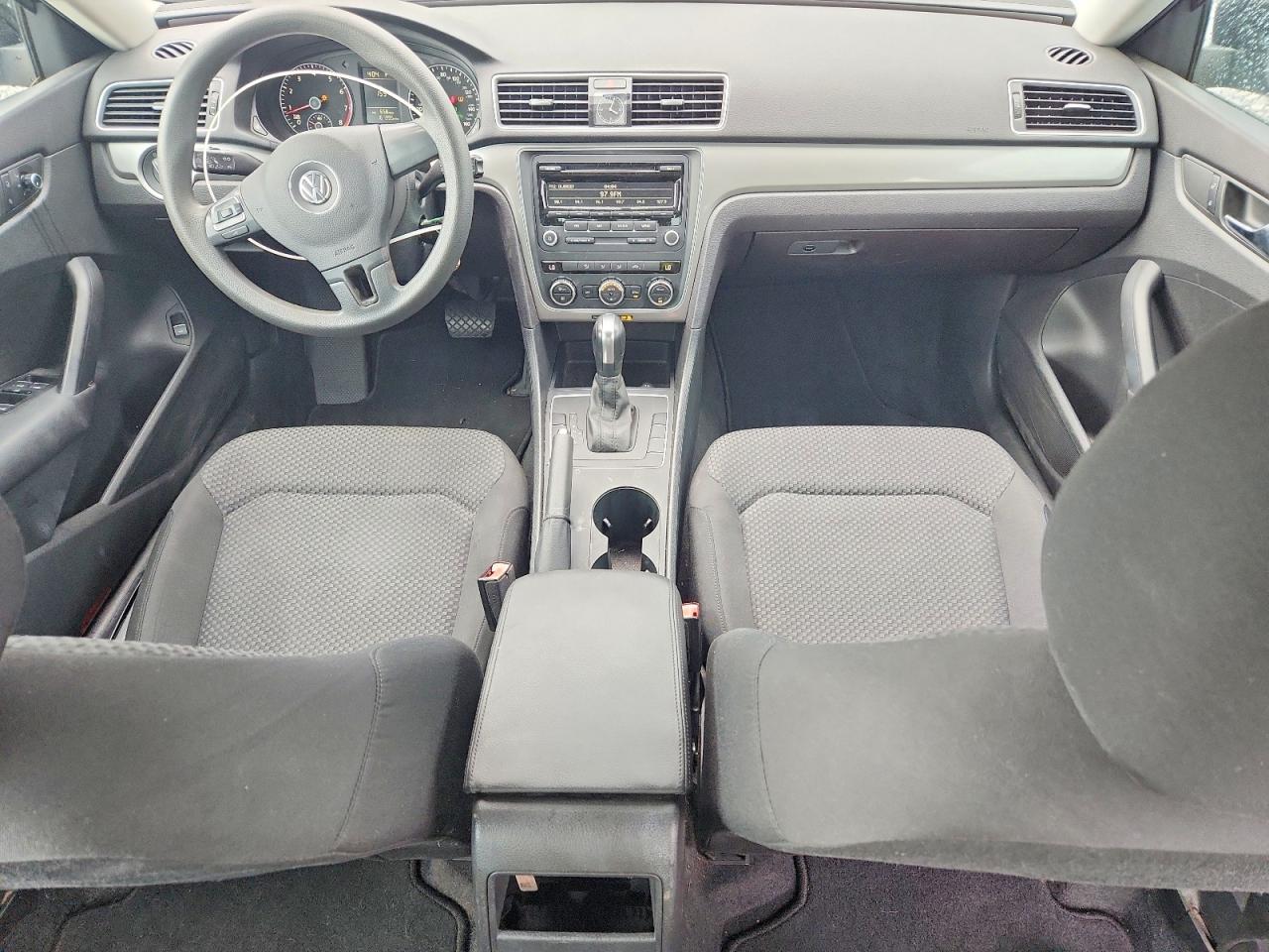 2012 Volkswagen Passat S Black vin: 1VWAP7A39CC005294