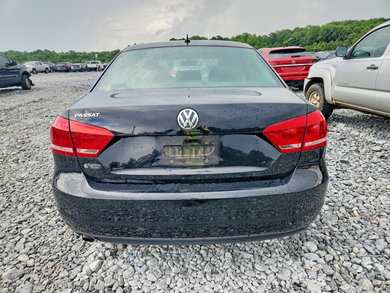 2012 Volkswagen Passat S Black vin: 1VWAP7A39CC005294