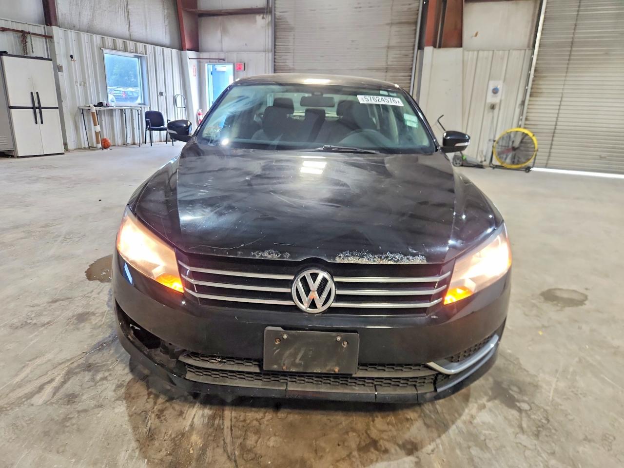 2013 Volkswagen Passat S Black vin: 1VWAP7A39DC002137
