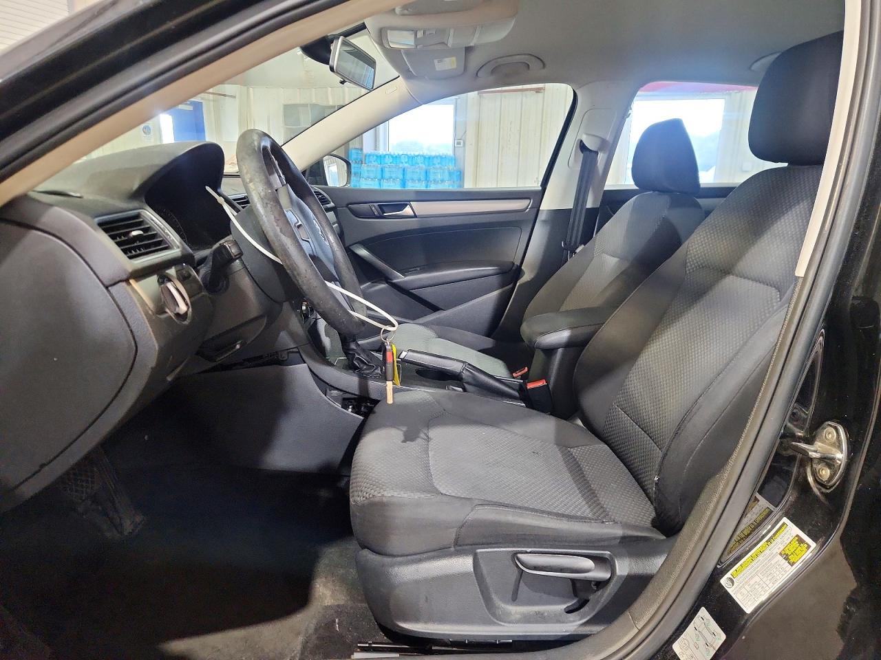 2013 Volkswagen Passat S Black vin: 1VWAP7A39DC002137
