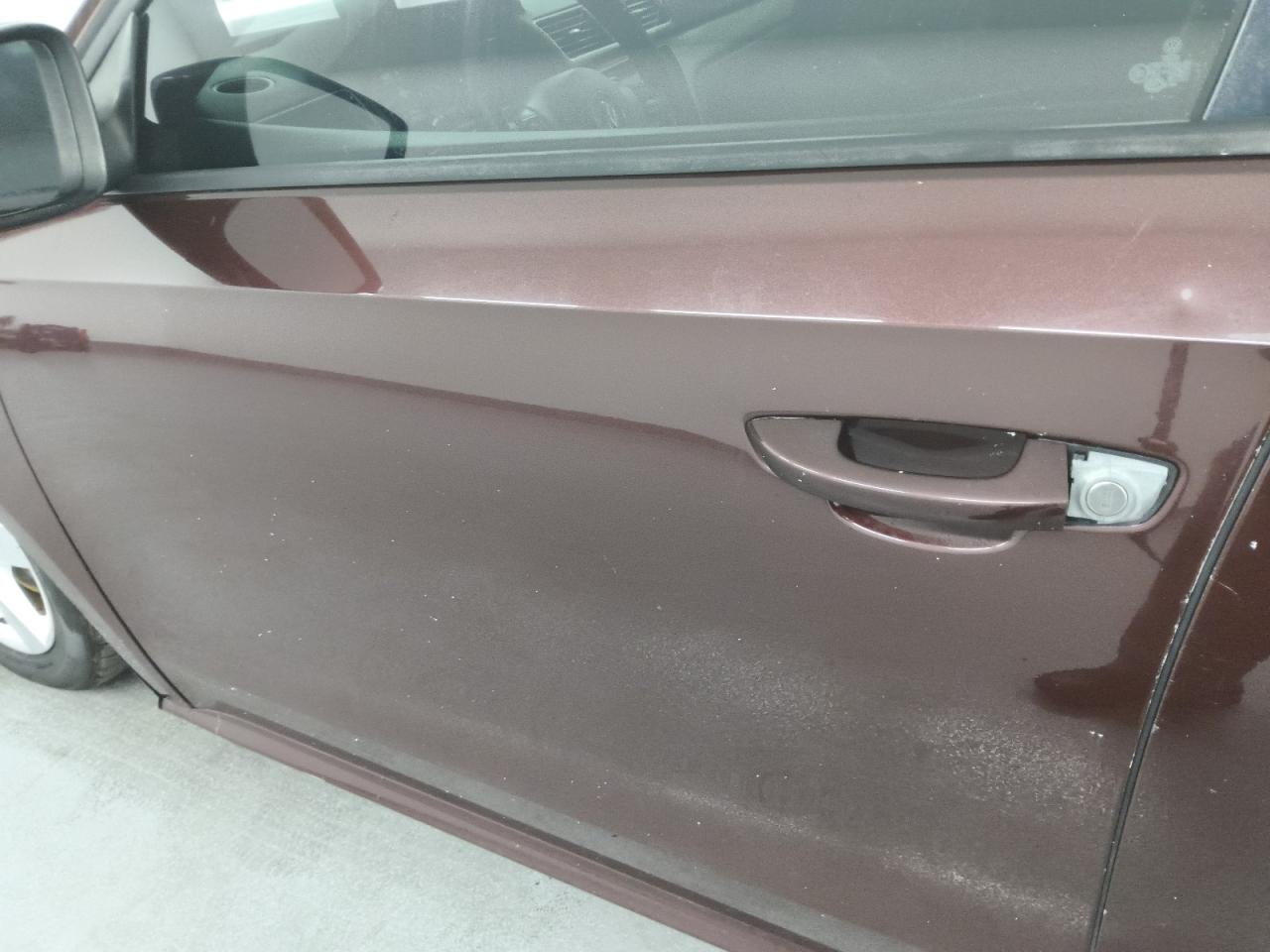 2013 Volkswagen Passat S Burgundy vin: 1VWAP7A39DC052052 Damage: Left Front Door, Dent(S) W/ Paint Dmg, 2 To 3 Inches