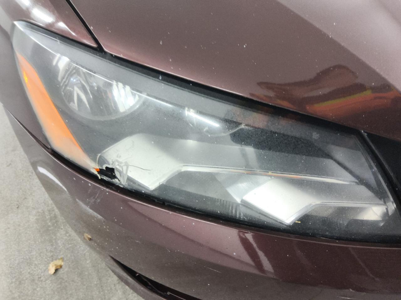 2013 Volkswagen Passat S Burgundy vin: 1VWAP7A39DC052052 Damage: Right Head Lamp, Broken, Replacement Required