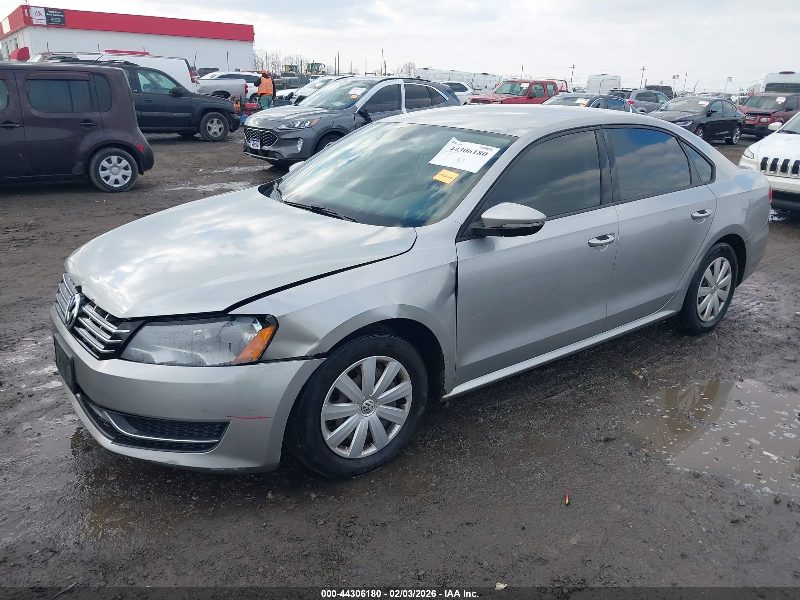 2012 Volkswagen Passat 2.5l S Gray vin: 1VWAP7A3XCC069263