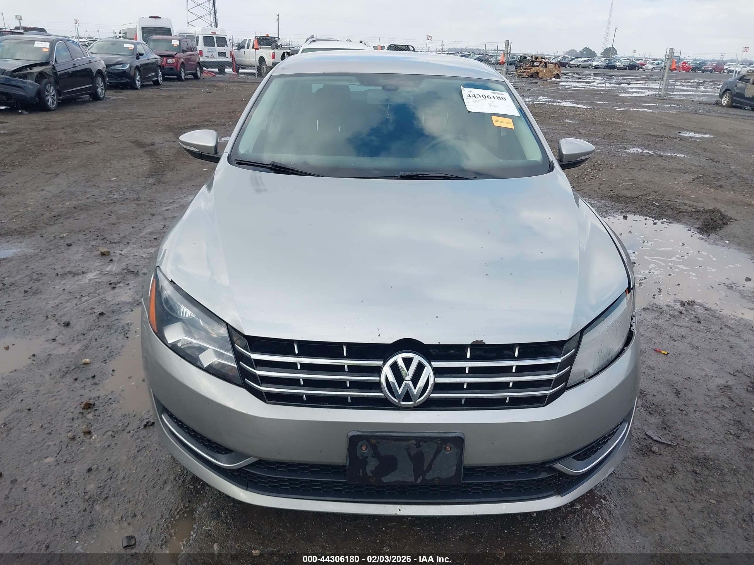 2012 Volkswagen Passat 2.5l S Gray vin: 1VWAP7A3XCC069263