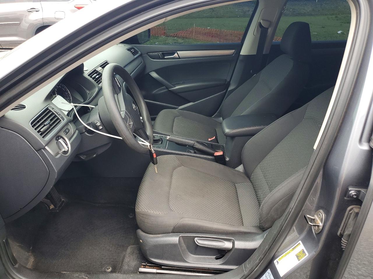 2013 Volkswagen Passat S Gray vin: 1VWAP7A3XDC104224