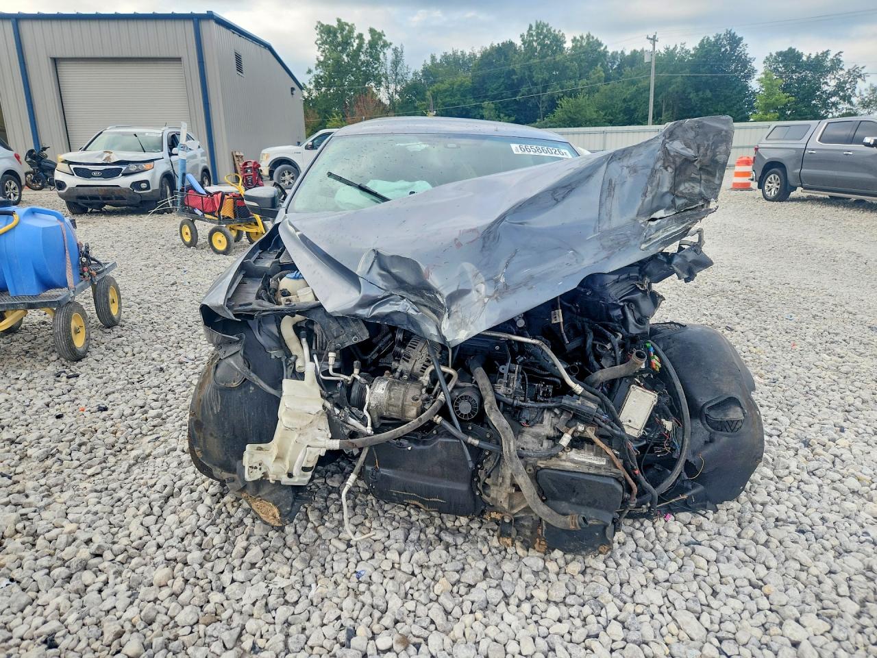 2013 Volkswagen Passat S Gray vin: 1VWAP7A3XDC133500