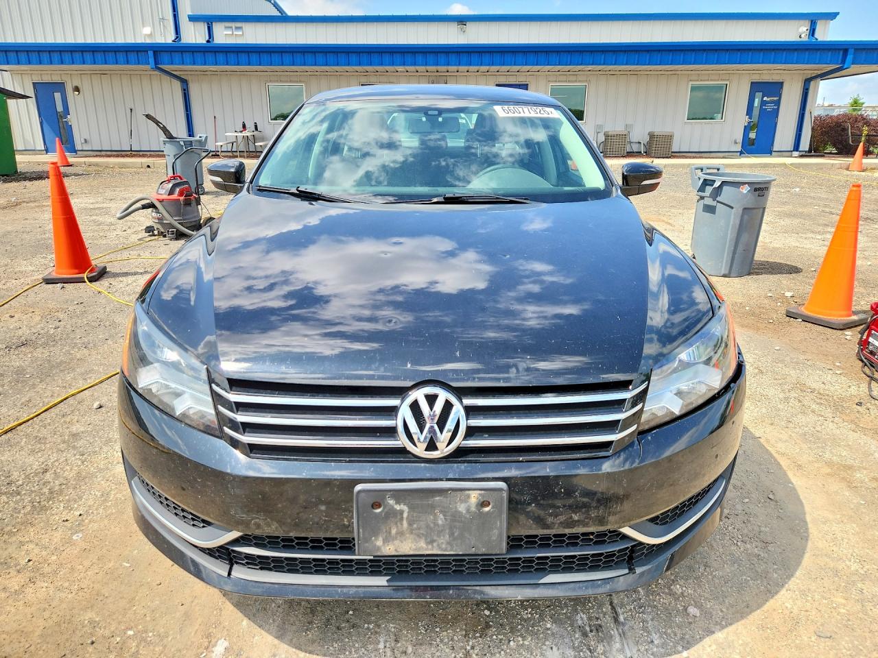 2014 Volkswagen Passat S Black vin: 1VWAS7A30EC111540