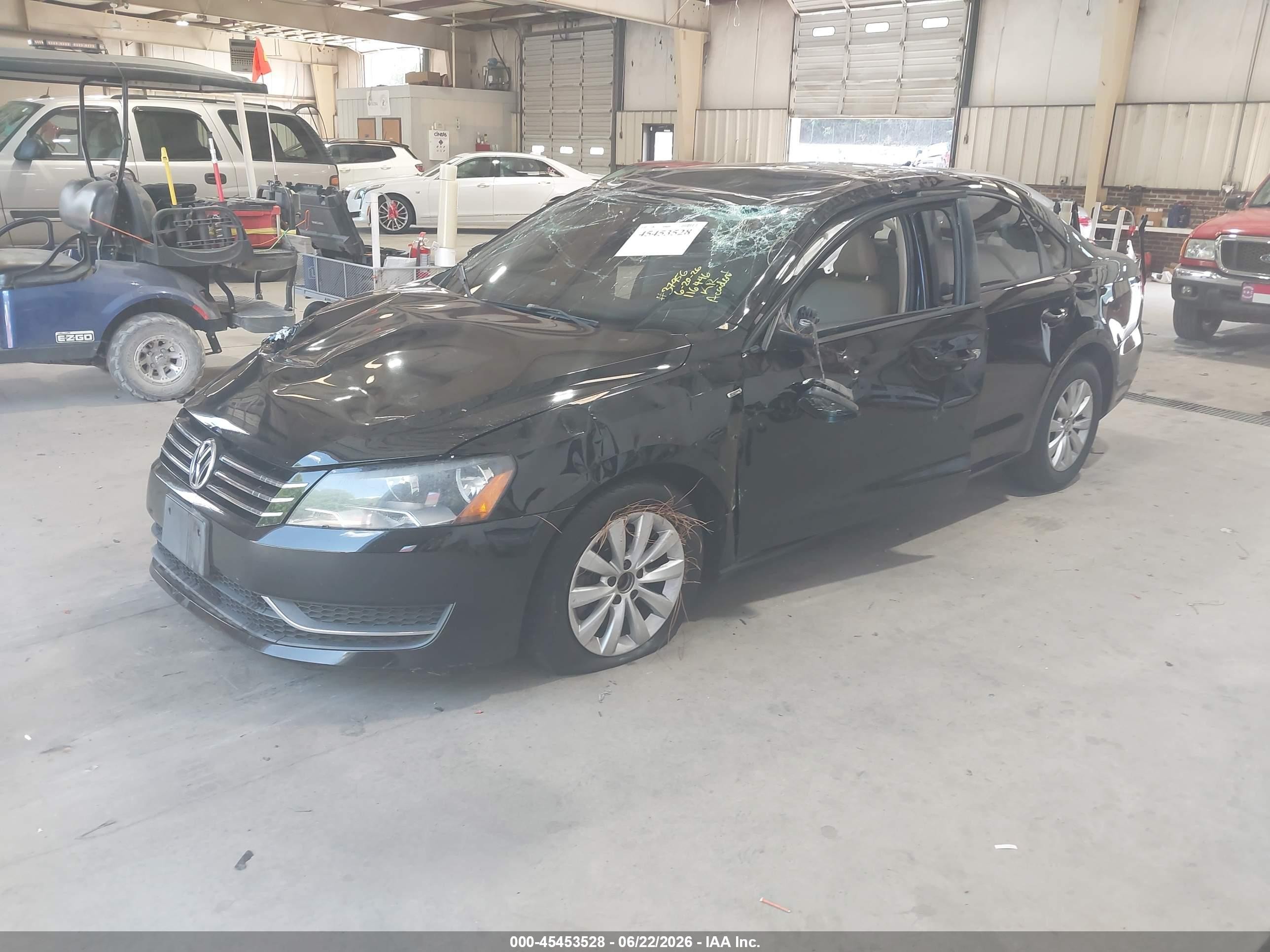 2014 Volkswagen Passat 1.8t Wolfsburg Edition Black vin: 1VWAS7A30EC116446