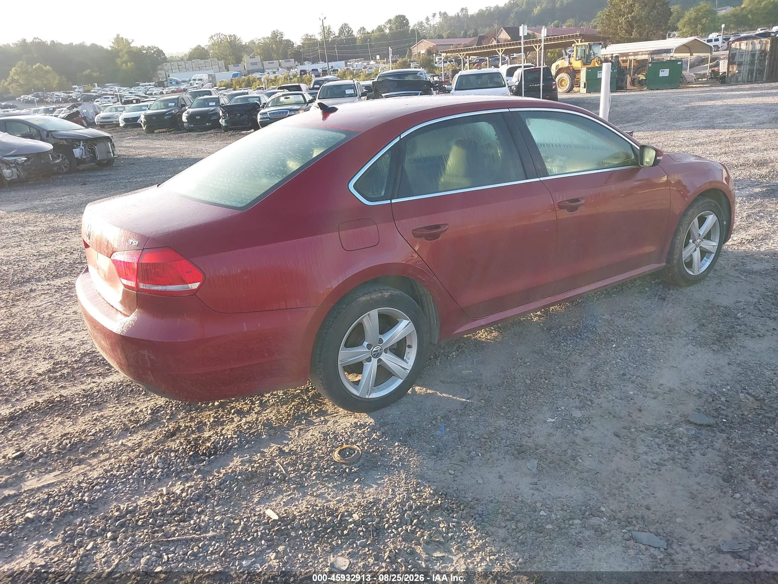 2015 Volkswagen Passat 1.8t Limited Edition Red vin: 1VWAS7A31FC080381