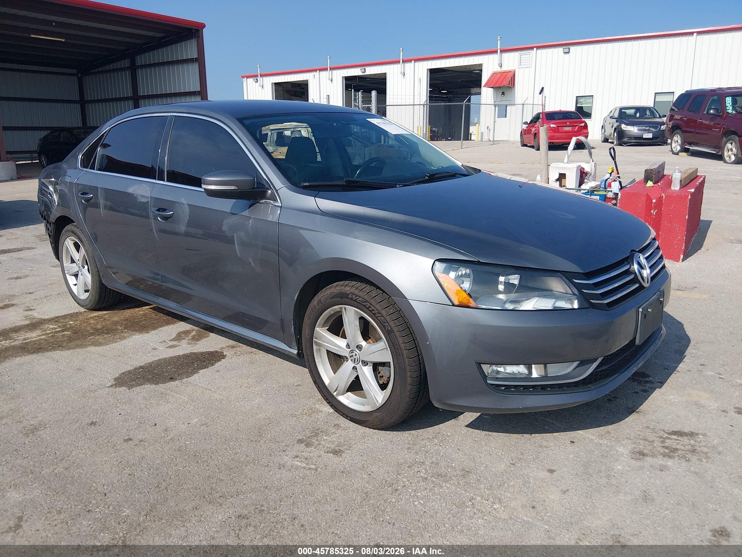 2015 Volkswagen Passat 1.8t Limited Edition Gray vin: 1VWAS7A31FC091574