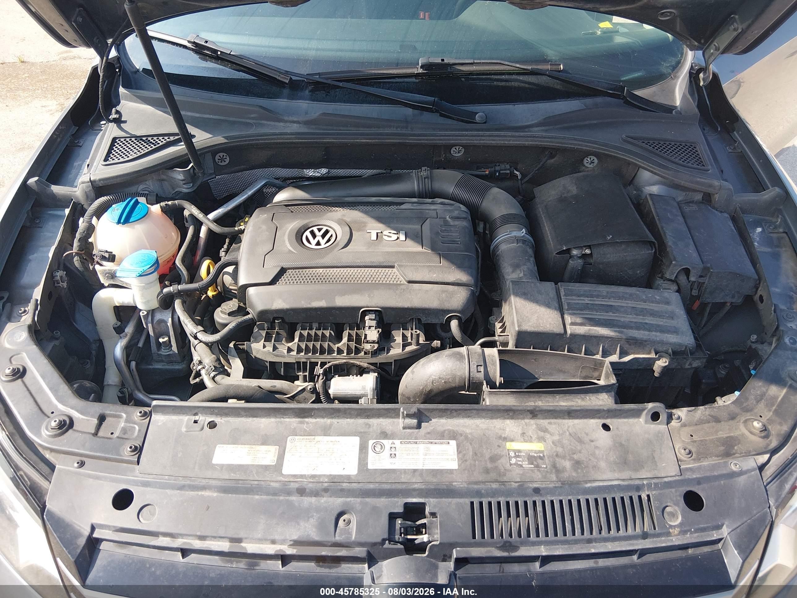 2015 Volkswagen Passat 1.8t Limited Edition Gray vin: 1VWAS7A31FC091574