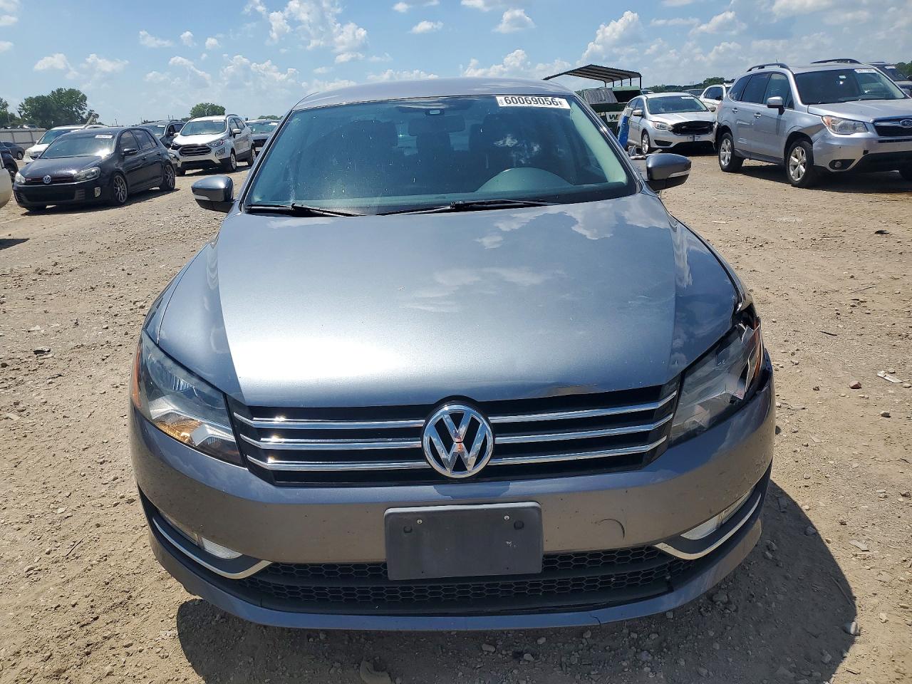2015 Volkswagen Passat S Gray vin: 1VWAS7A31FC101696
