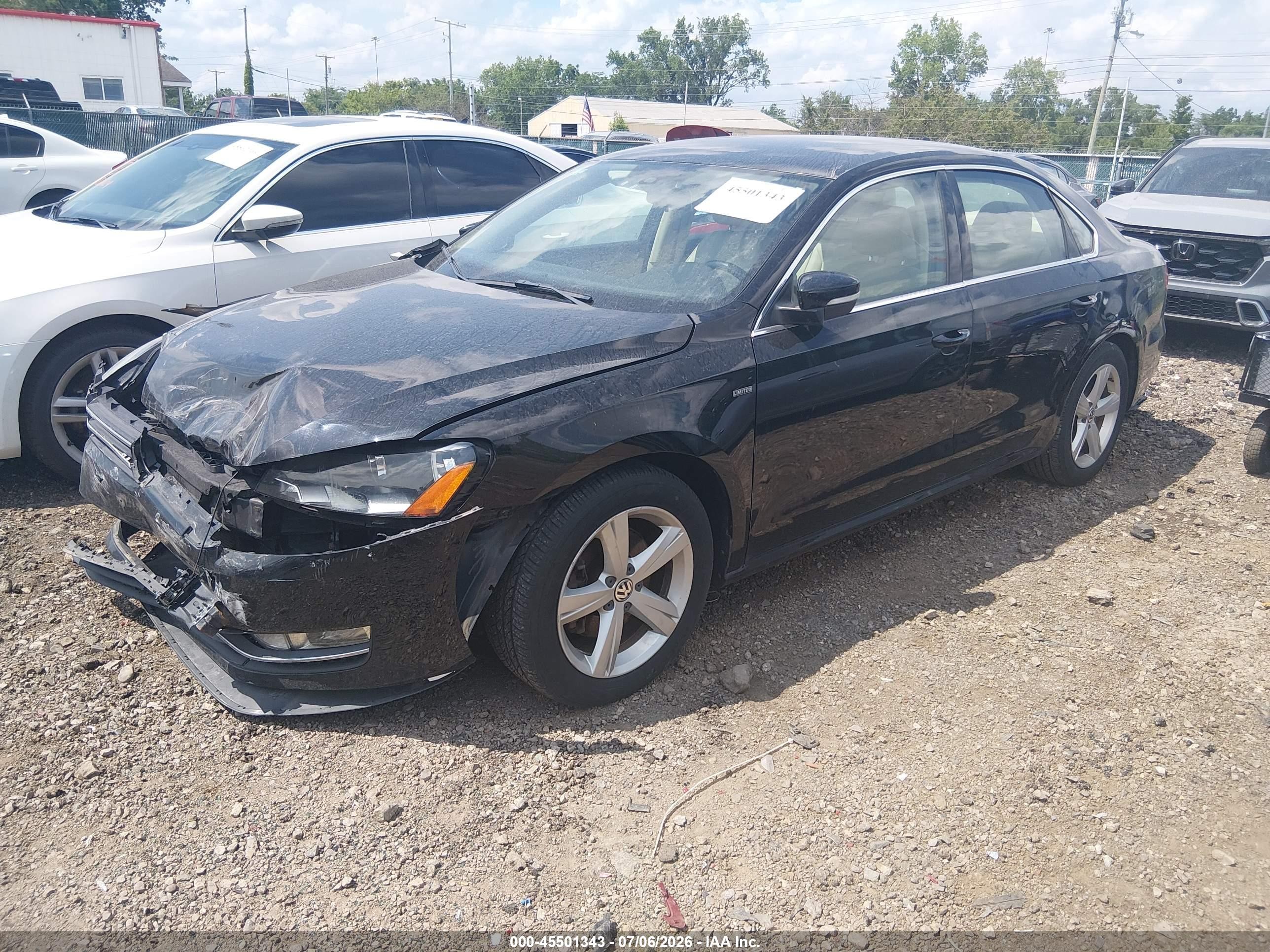 2015 Volkswagen Passat 1.8t Limited Edition Black vin: 1VWAS7A31FC112021