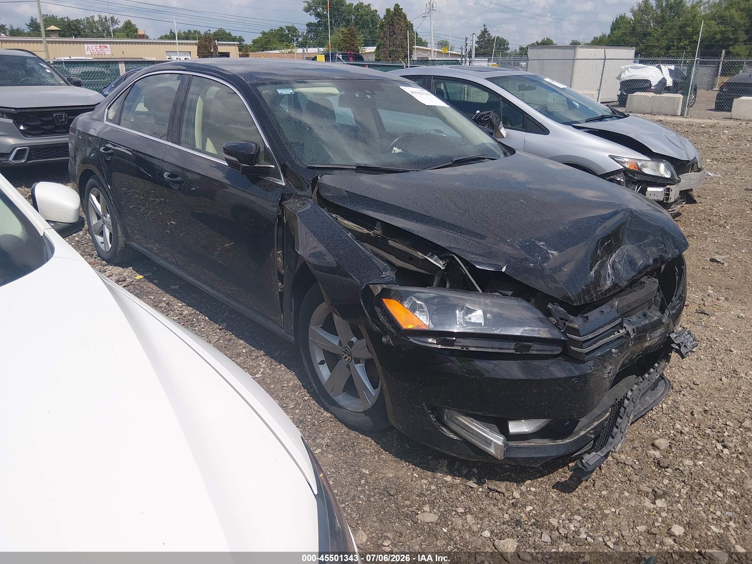 2015 Volkswagen Passat 1.8t Limited Edition Black vin: 1VWAS7A31FC112021