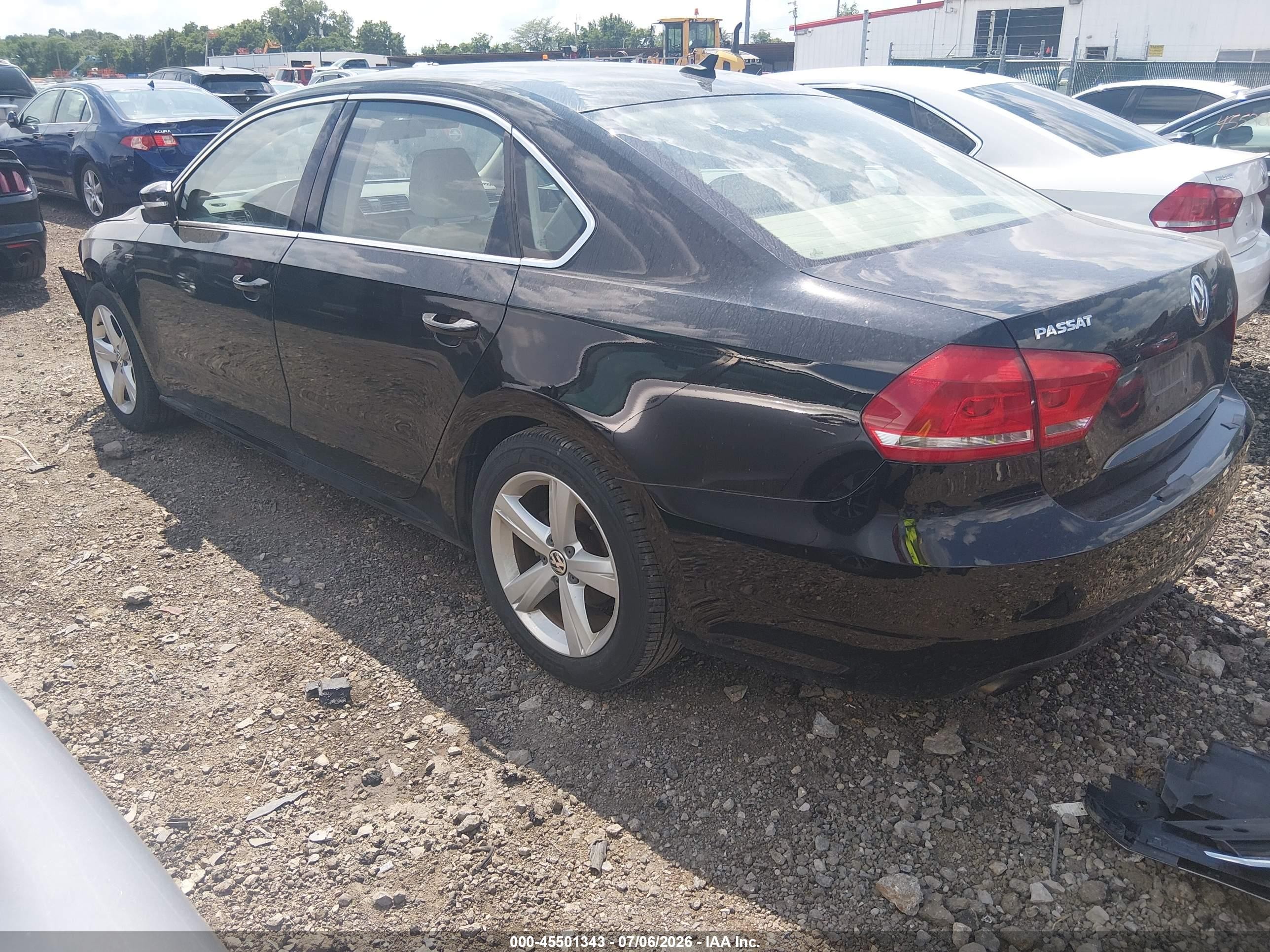 2015 Volkswagen Passat 1.8t Limited Edition Black vin: 1VWAS7A31FC112021
