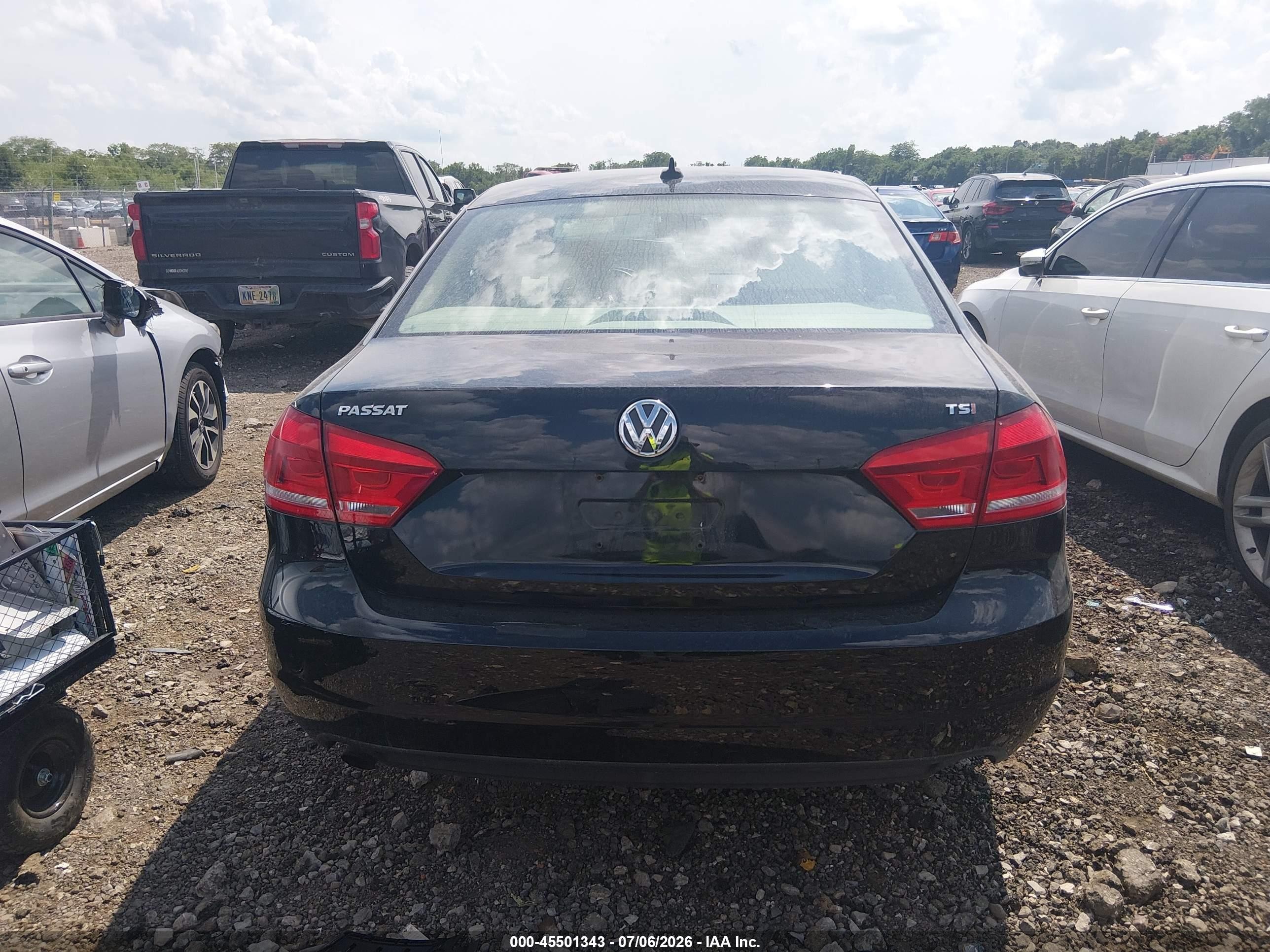 2015 Volkswagen Passat 1.8t Limited Edition Black vin: 1VWAS7A31FC112021