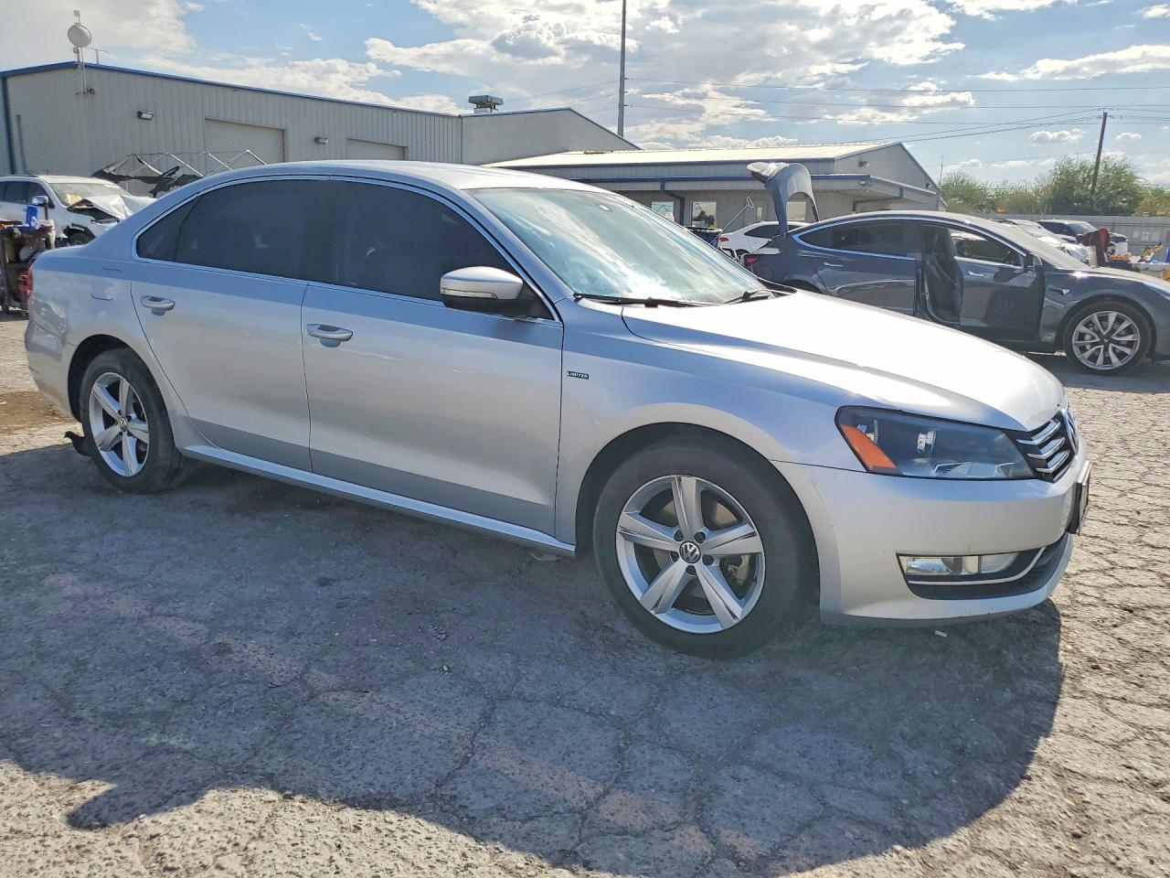 2015 Volkswagen Passat S Silver vin: 1VWAS7A31FC120698
