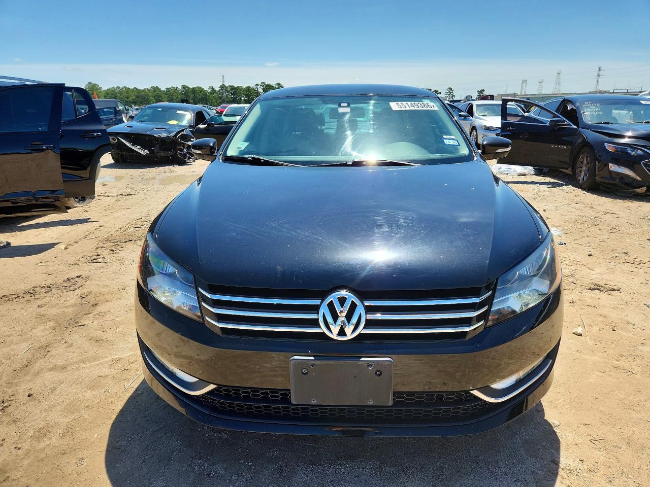 2015 Volkswagen Passat S Black vin: 1VWAS7A31FC120877