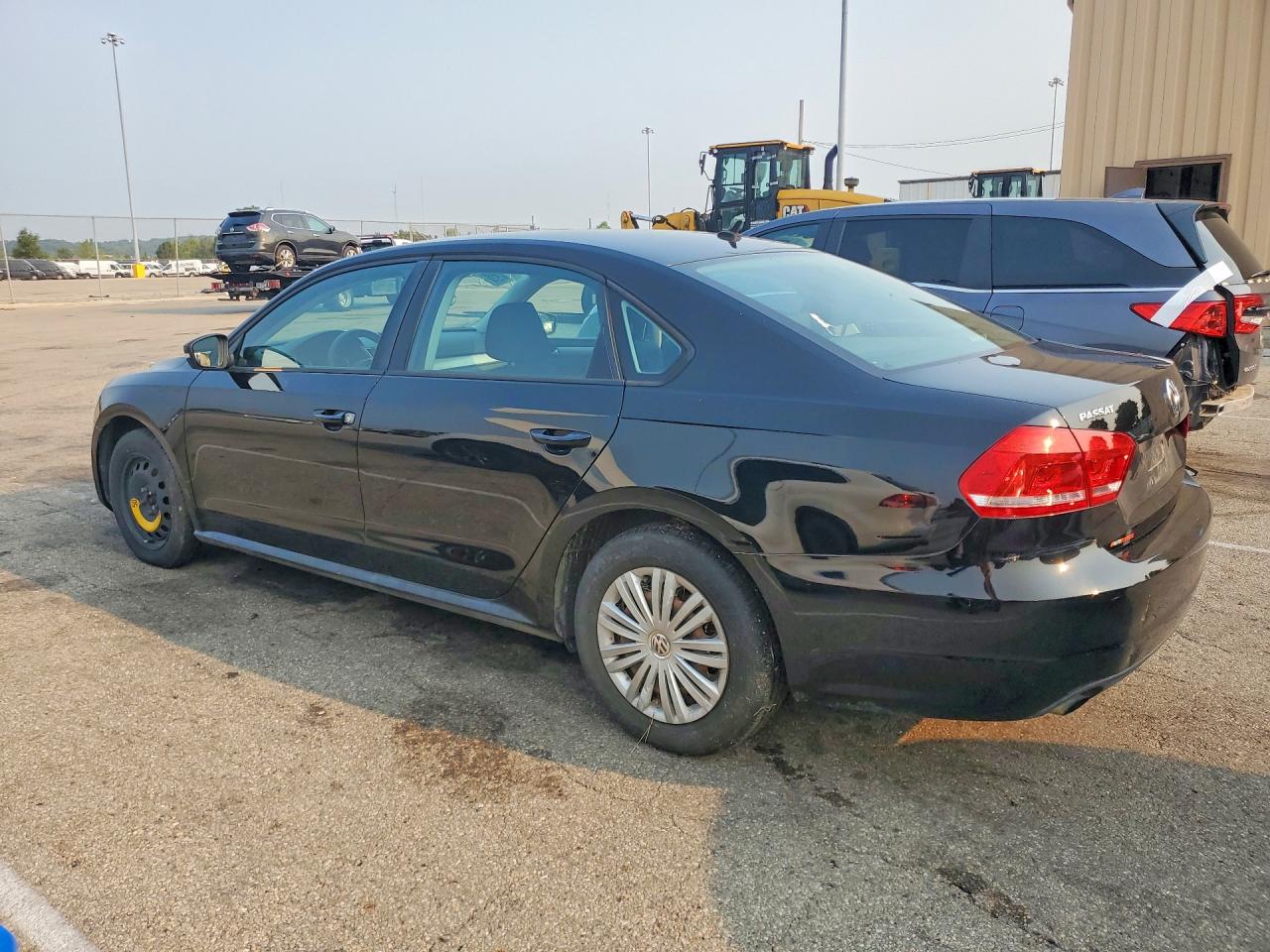 2015 Volkswagen Passat S Black vin: 1VWAS7A32FC071317