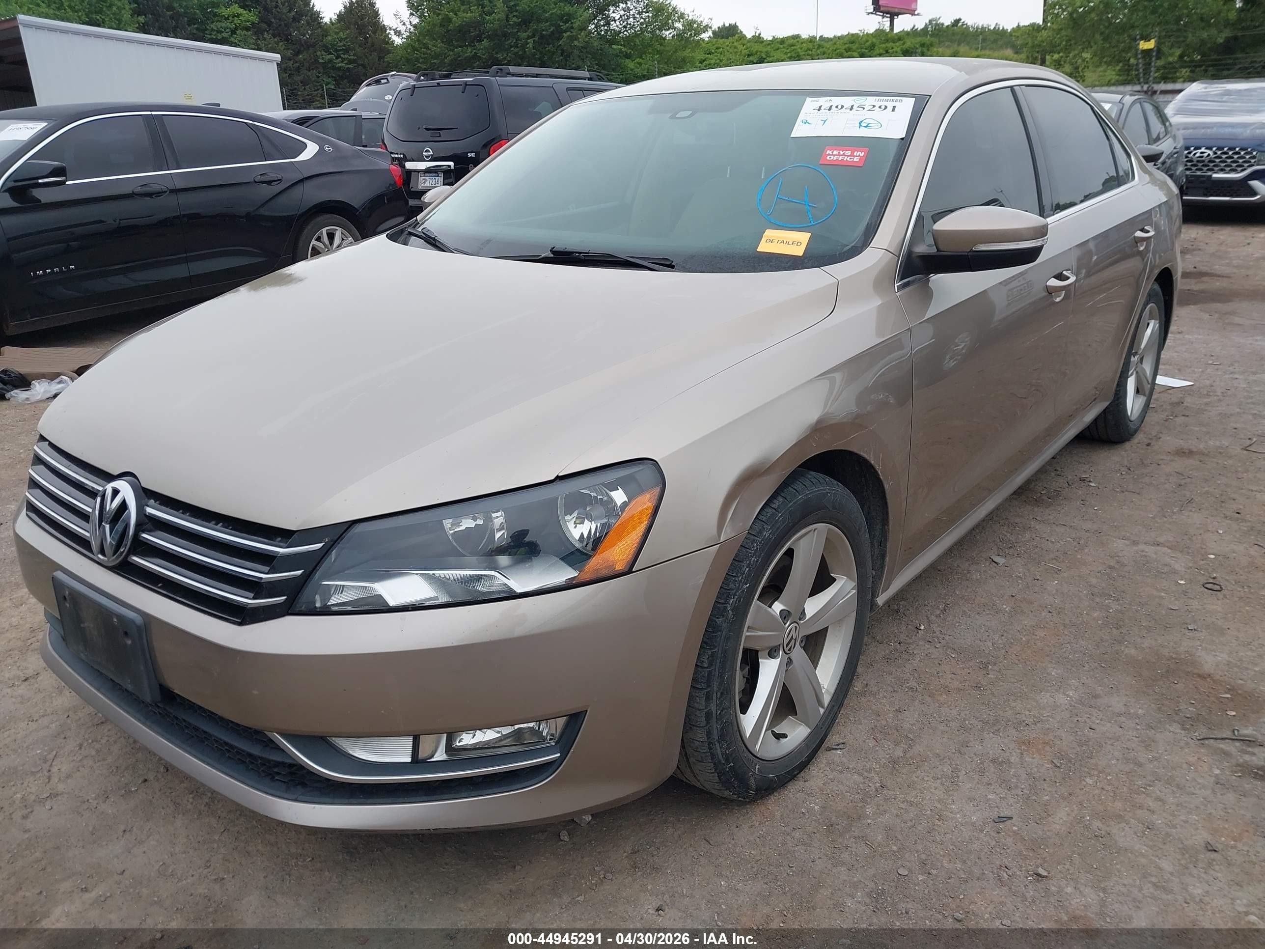 2015 Volkswagen Passat 1.8t Limited Edition Tan vin: 1VWAS7A32FC083094