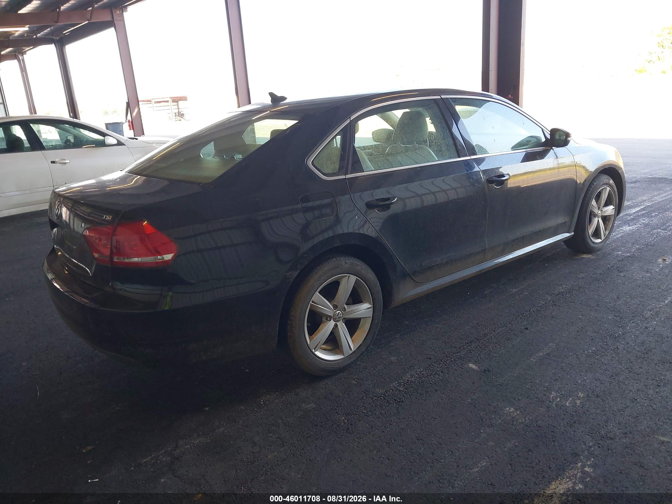 2015 Volkswagen Passat 1.8t Limited Edition Black vin: 1VWAS7A32FC110567