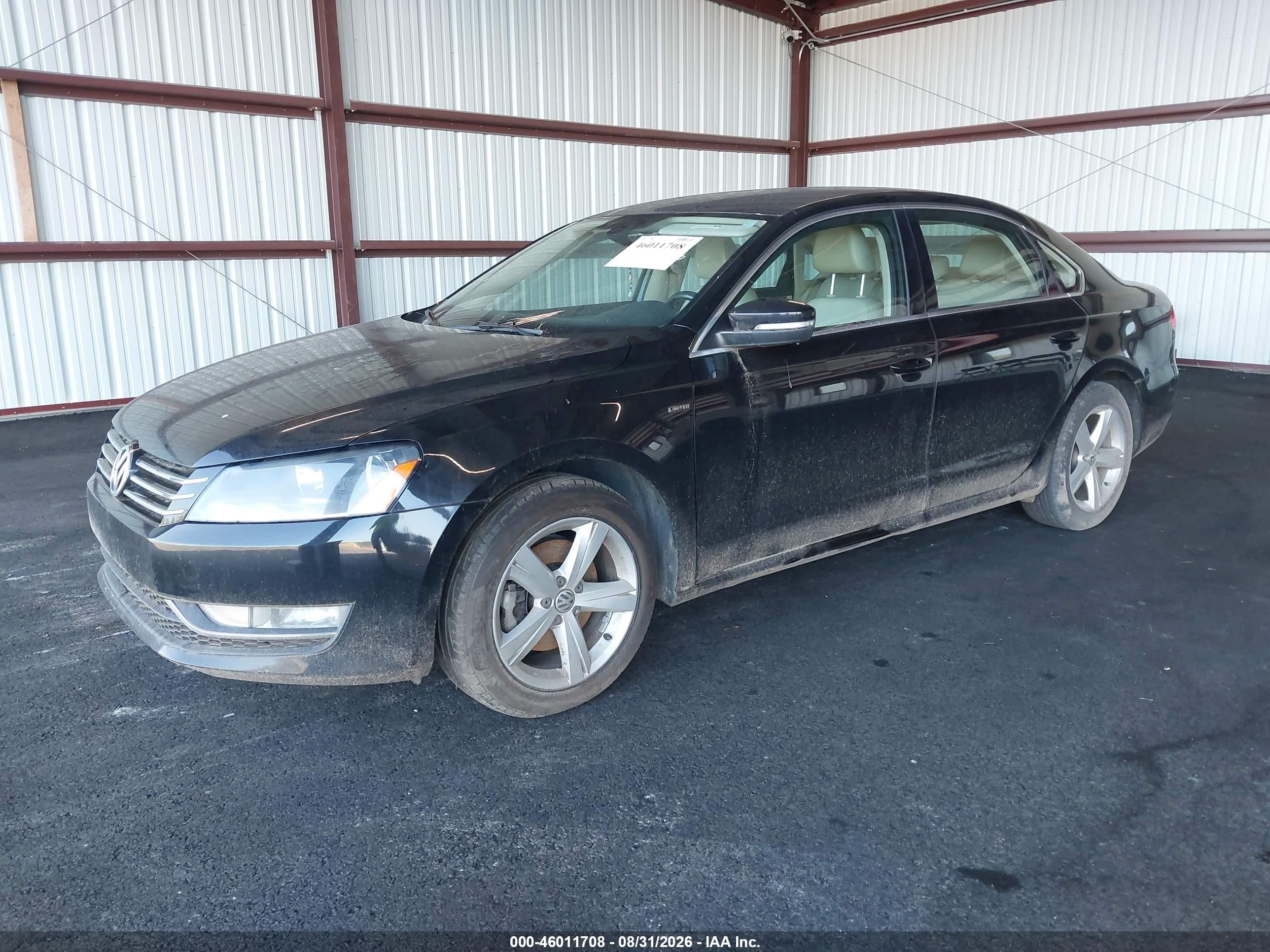 2015 Volkswagen Passat 1.8t Limited Edition Black vin: 1VWAS7A32FC110567