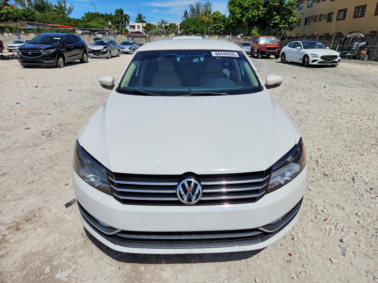 2015 Volkswagen Passat S White vin: 1VWAS7A32FC111430
