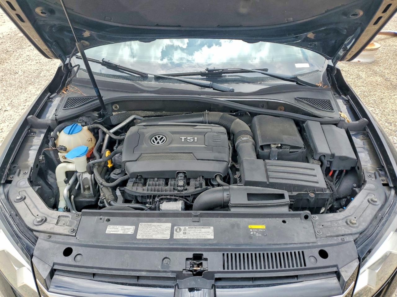 2015 Volkswagen Passat S Black vin: 1VWAS7A32FC118863