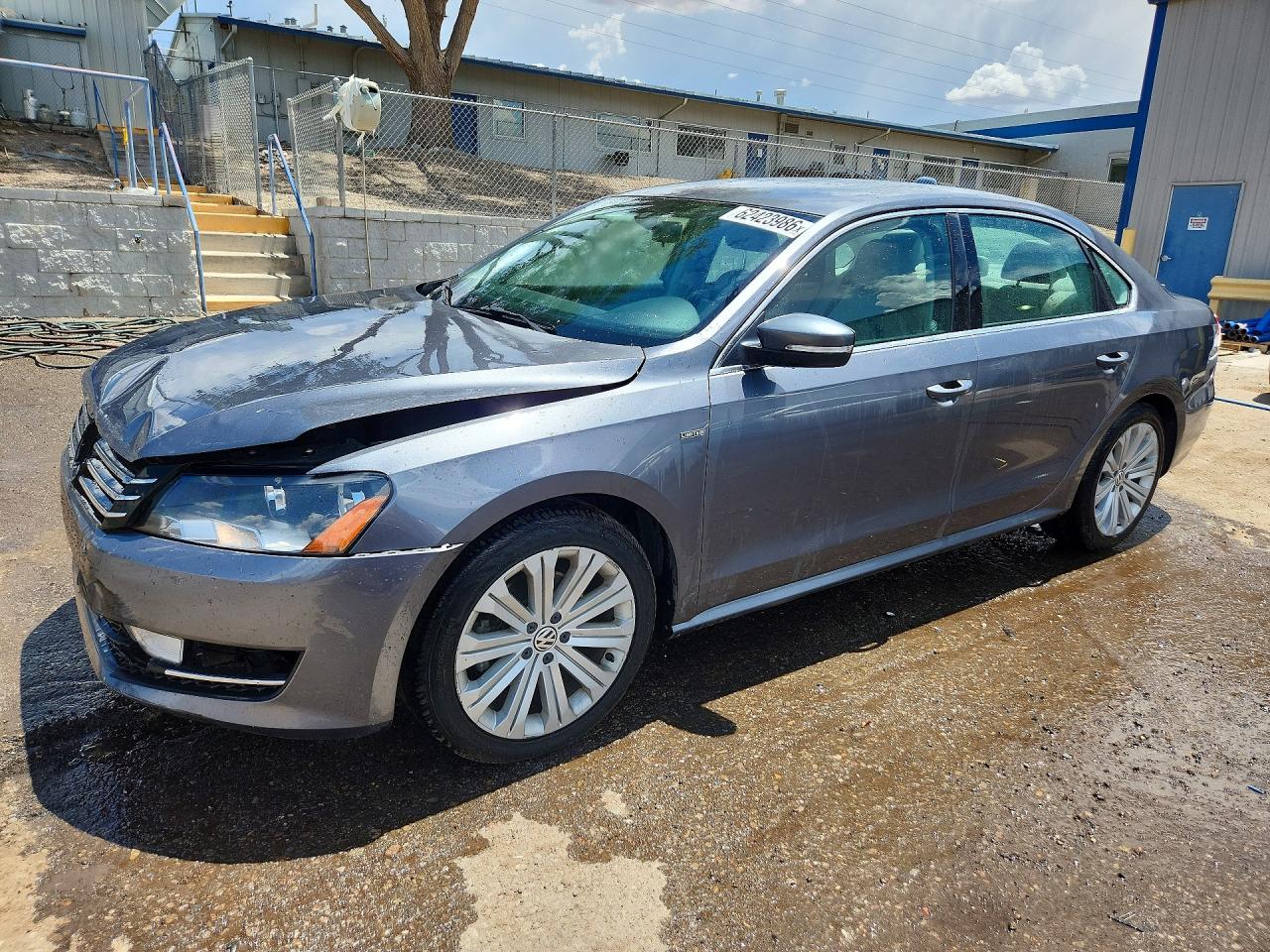 2015 Volkswagen Passat S Gray vin: 1VWAS7A32FC121391