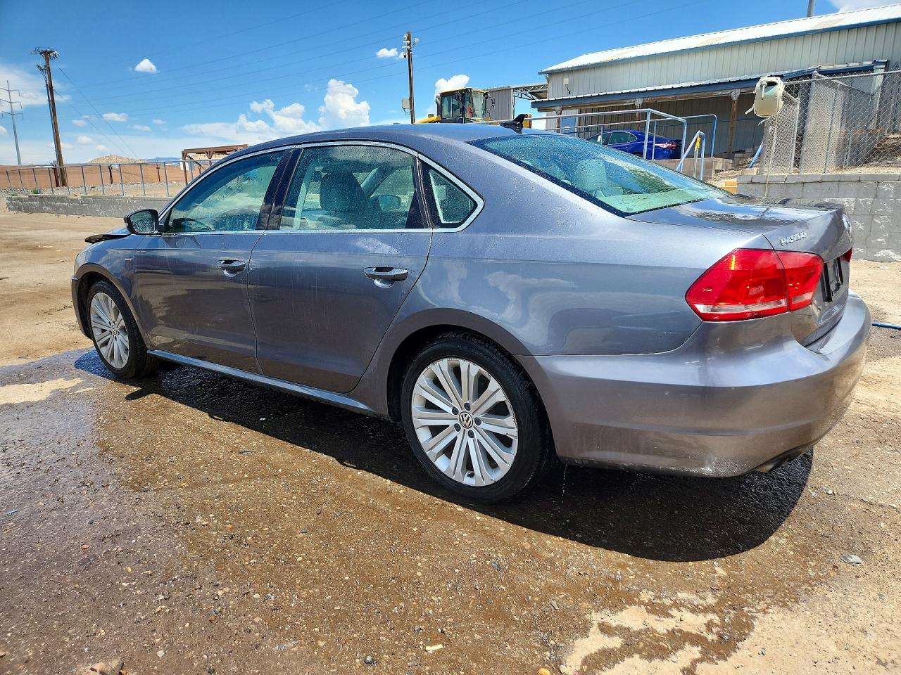 2015 Volkswagen Passat S Gray vin: 1VWAS7A32FC121391