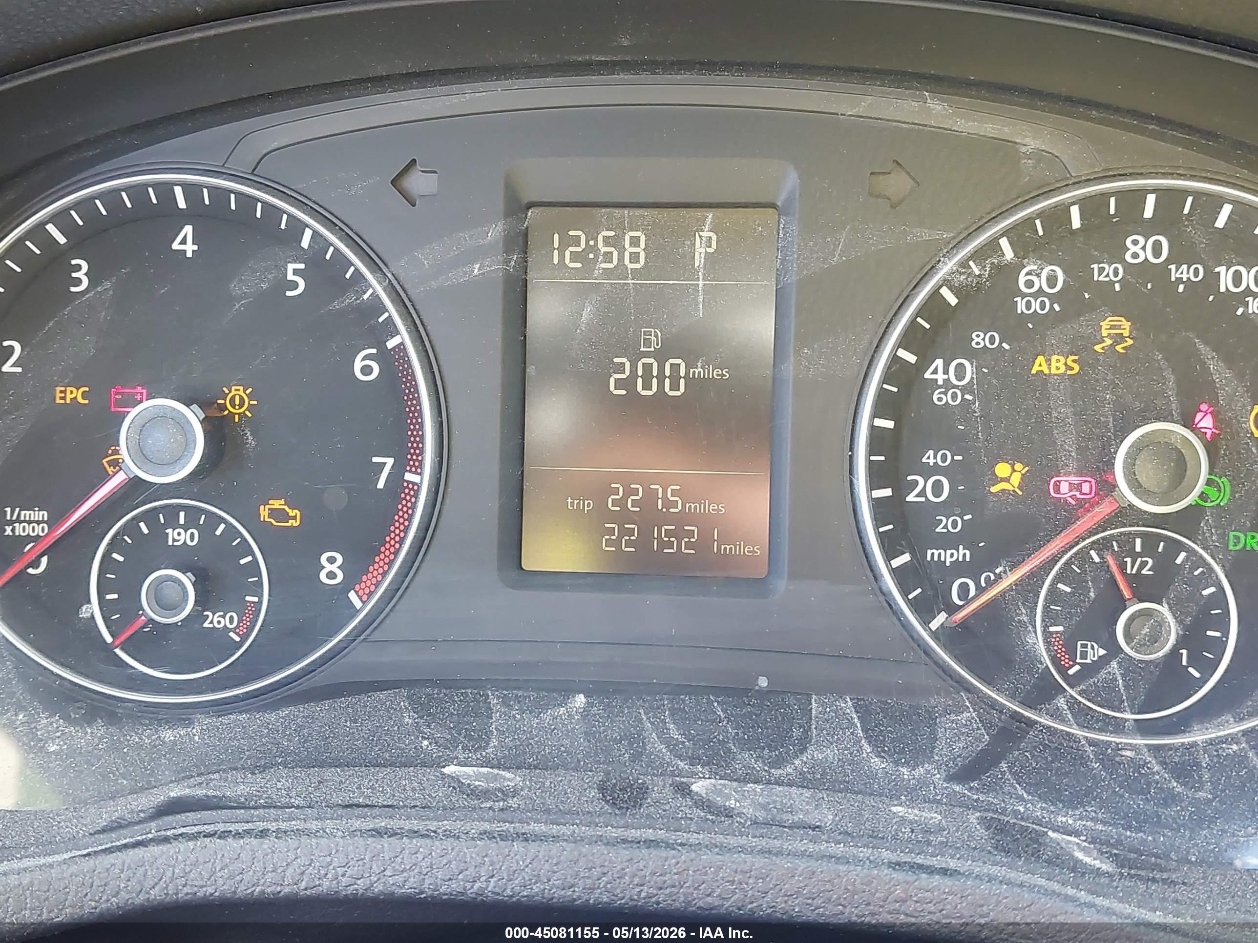 2014 Volkswagen Passat 1.8t Wolfsburg Edition Gray vin: 1VWAS7A33EC120443