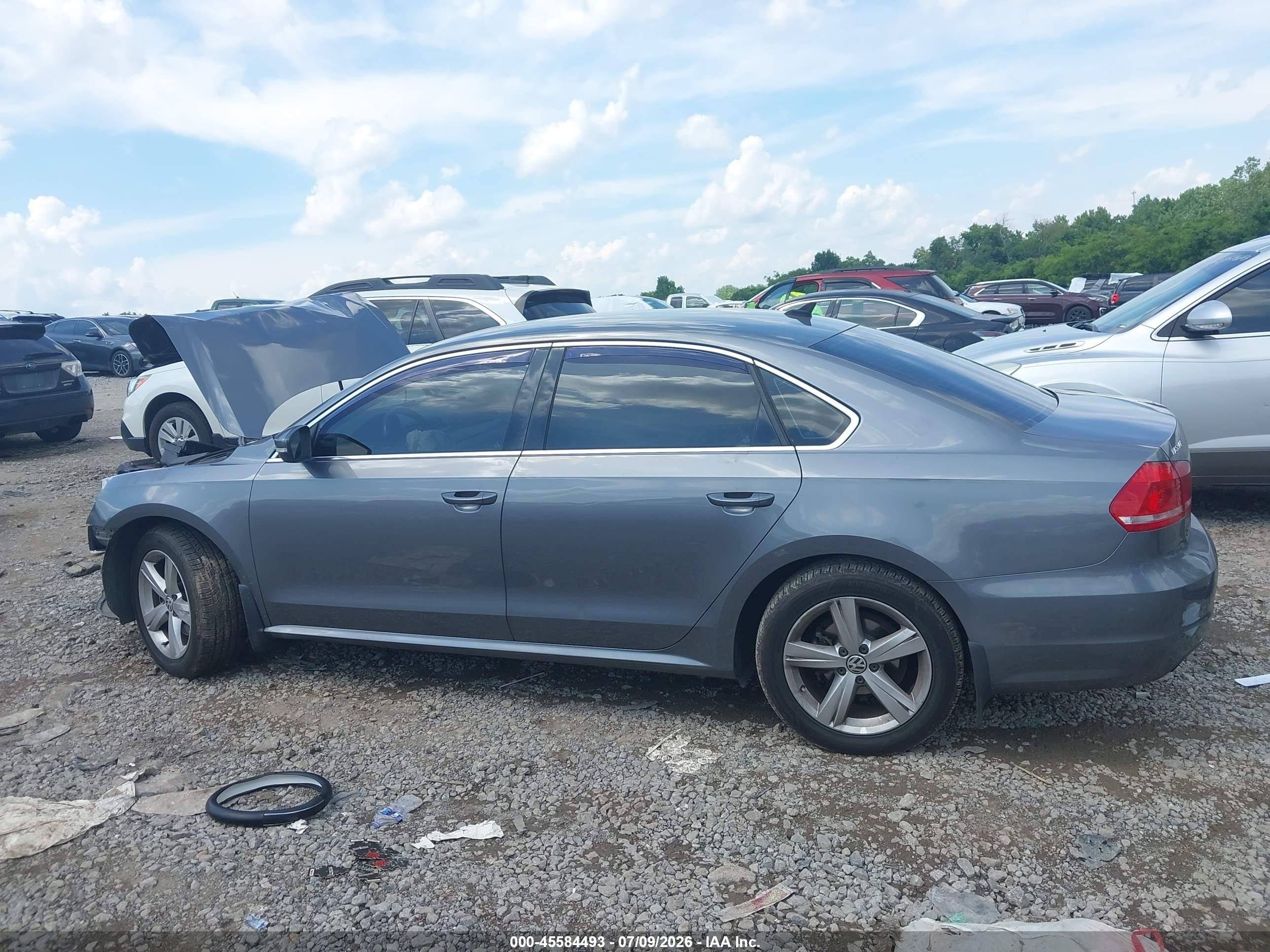 2015 Volkswagen Passat 1.8t Limited Edition Gray vin: 1VWAS7A33FC074551