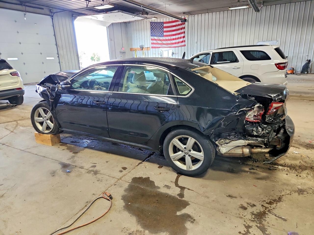 2015 Volkswagen Passat S Black vin: 1VWAS7A33FC111761
