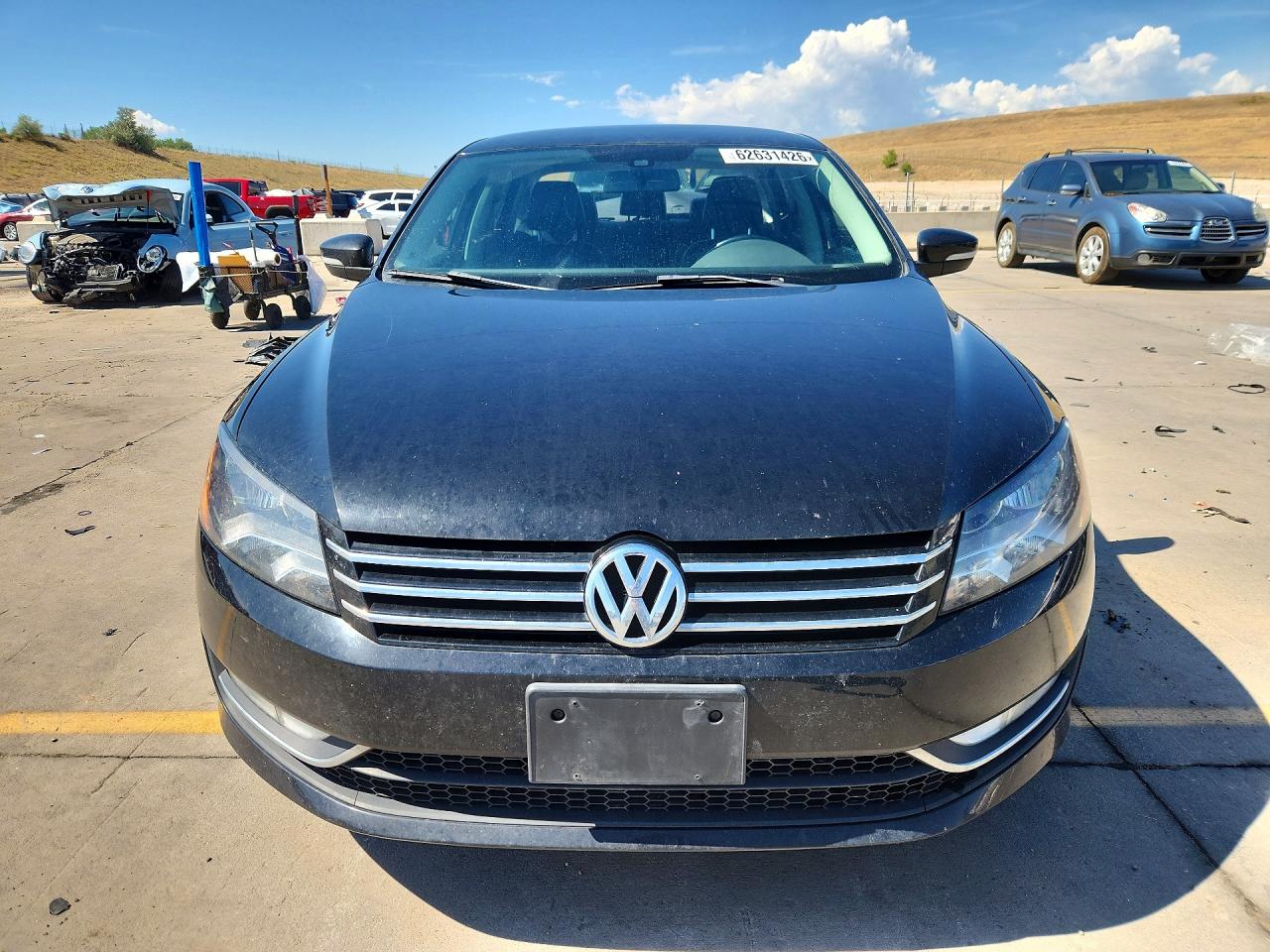 2015 Volkswagen Passat S Черный vin: 1VWAS7A33FC121366