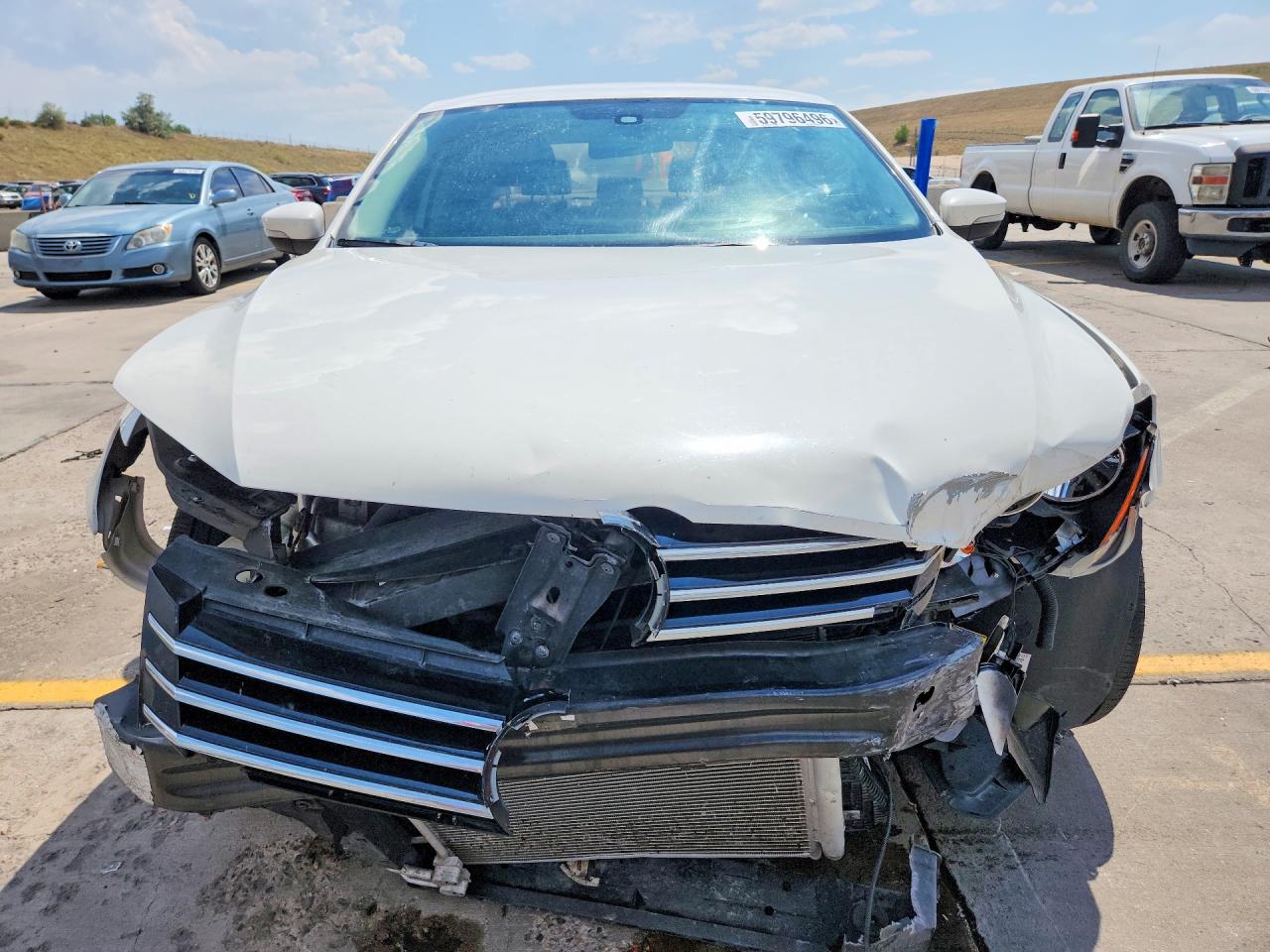 2015 Volkswagen Passat S White vin: 1VWAS7A34FC112966