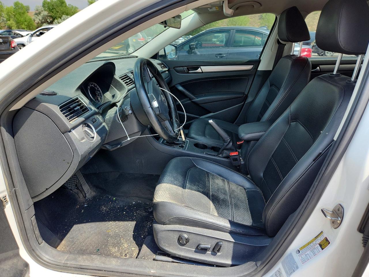 2015 Volkswagen Passat S White vin: 1VWAS7A34FC112966