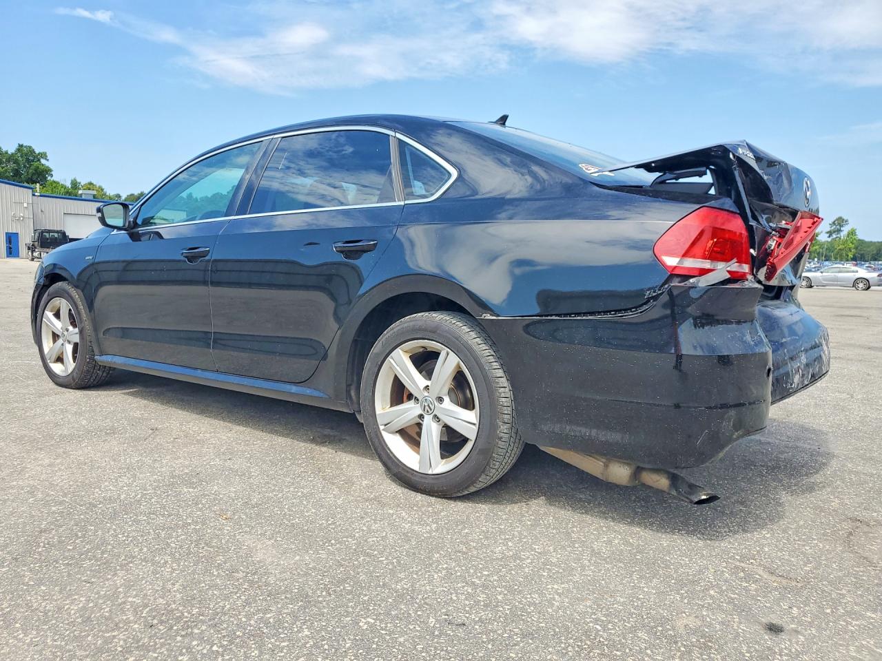 2015 Volkswagen Passat S Black vin: 1VWAS7A34FC113812