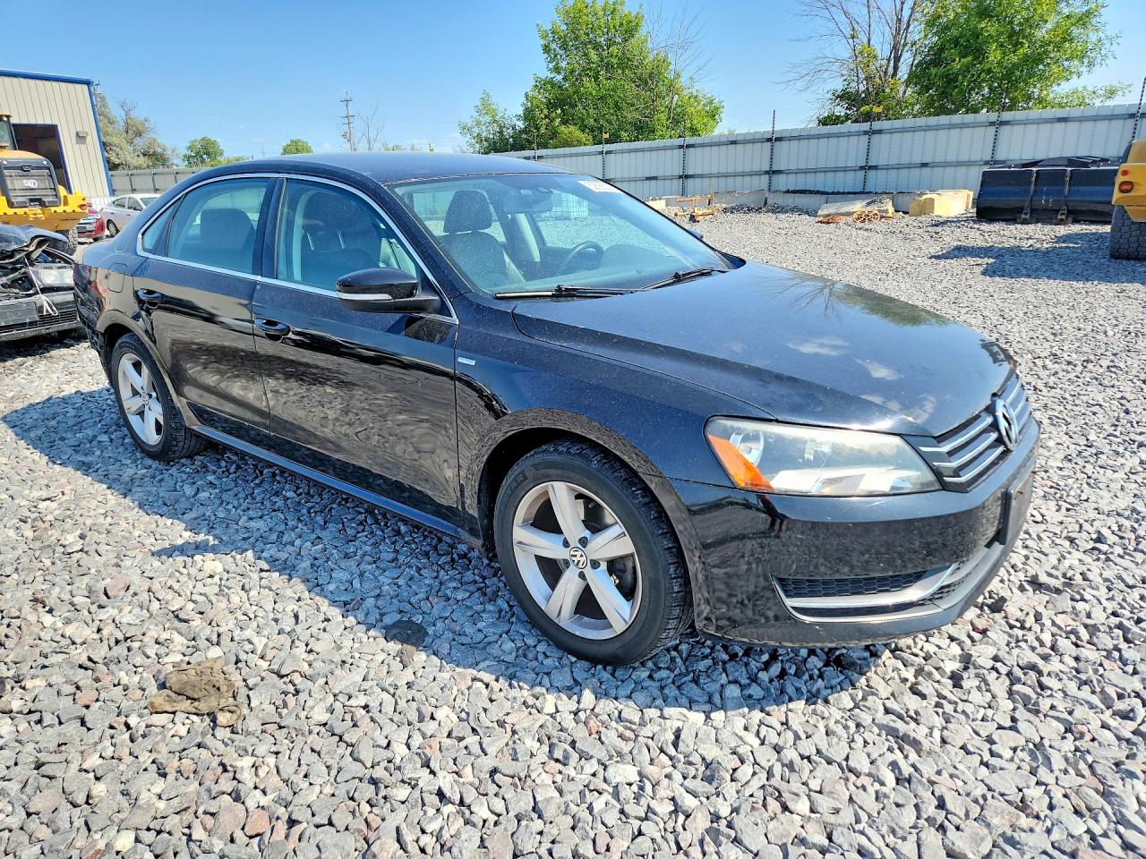 2014 Volkswagen Passat S Black vin: 1VWAS7A35EC046121