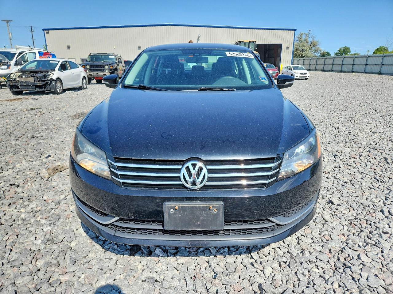 2014 Volkswagen Passat S Black vin: 1VWAS7A35EC046121