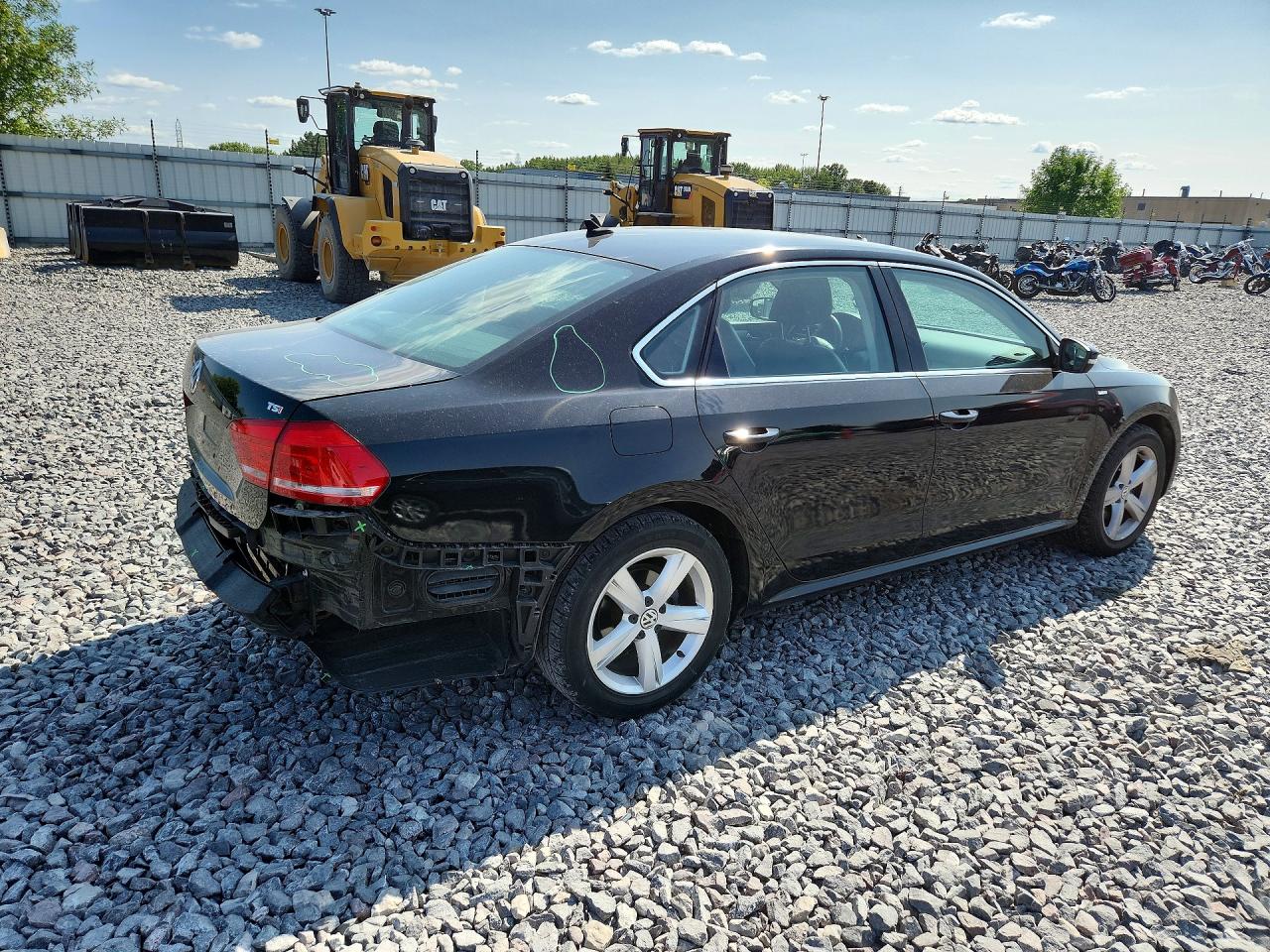 2014 Volkswagen Passat S Black vin: 1VWAS7A35EC046121