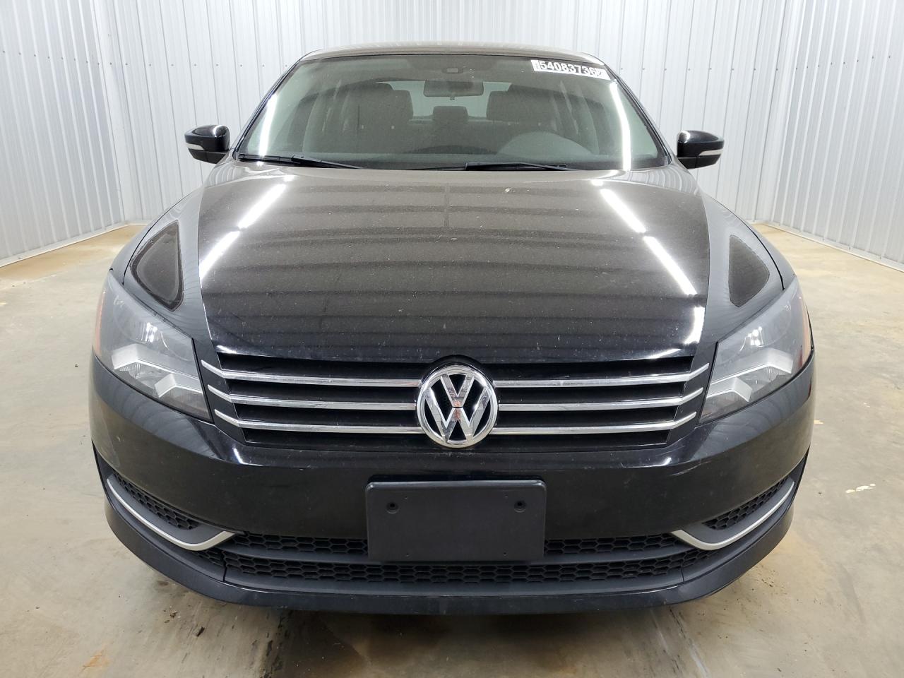 2014 Volkswagen Passat S Black vin: 1VWAS7A35EC120315 Damage: Hood, Chipped, 3