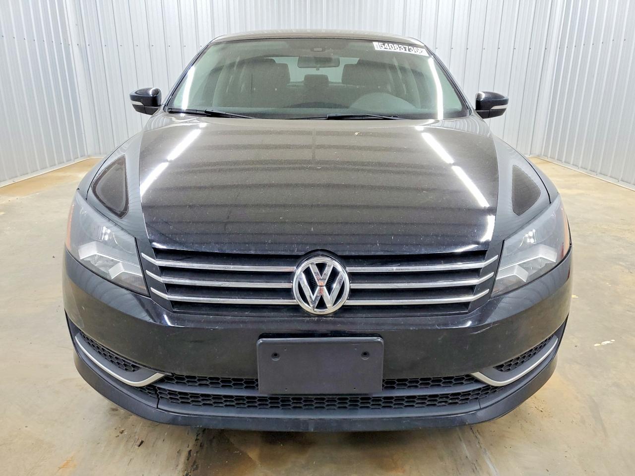 2014 Volkswagen Passat S Black vin: 1VWAS7A35EC120315