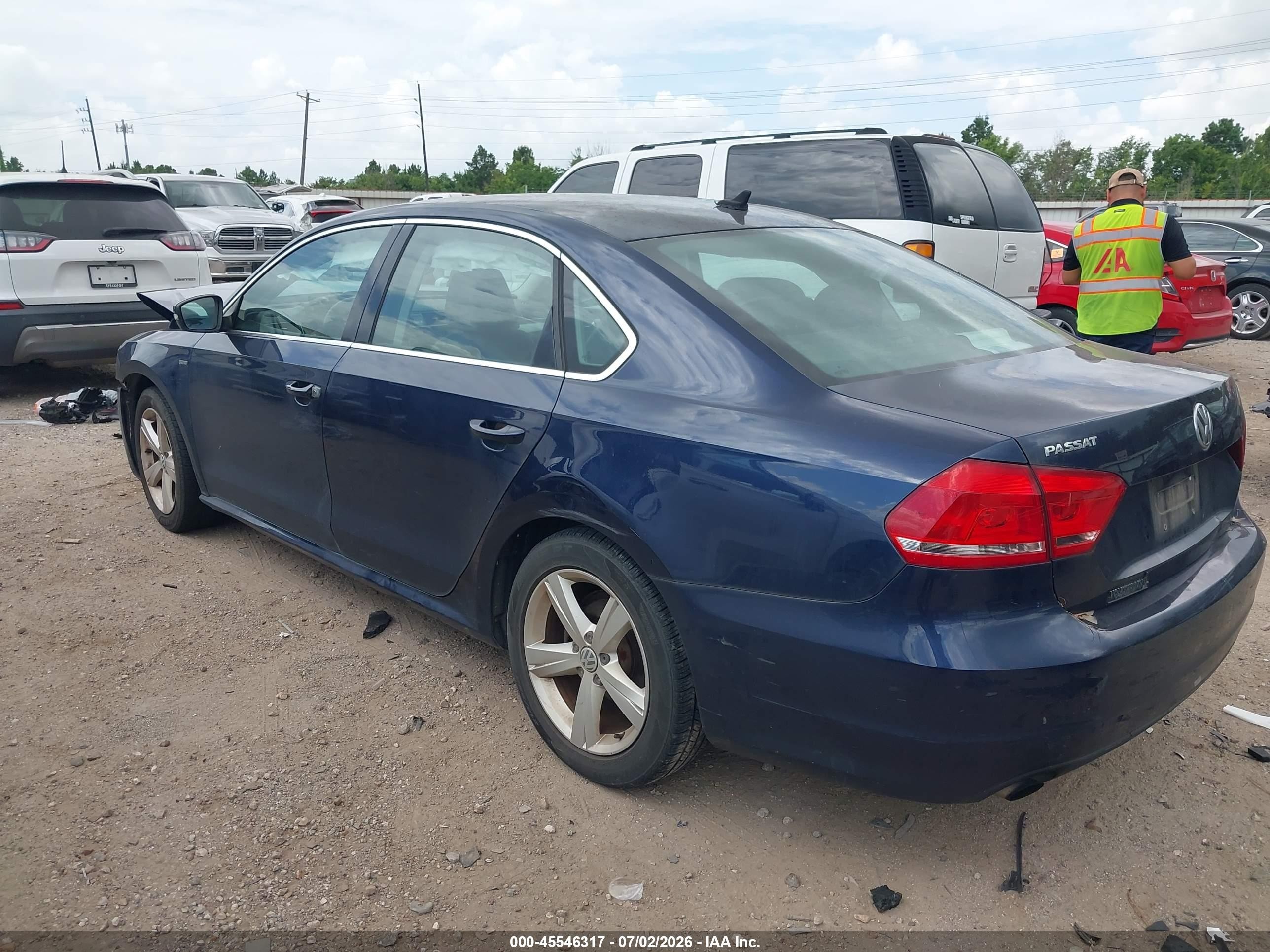 2015 Volkswagen Passat 1.8t Limited Edition Blue vin: 1VWAS7A35FC102141