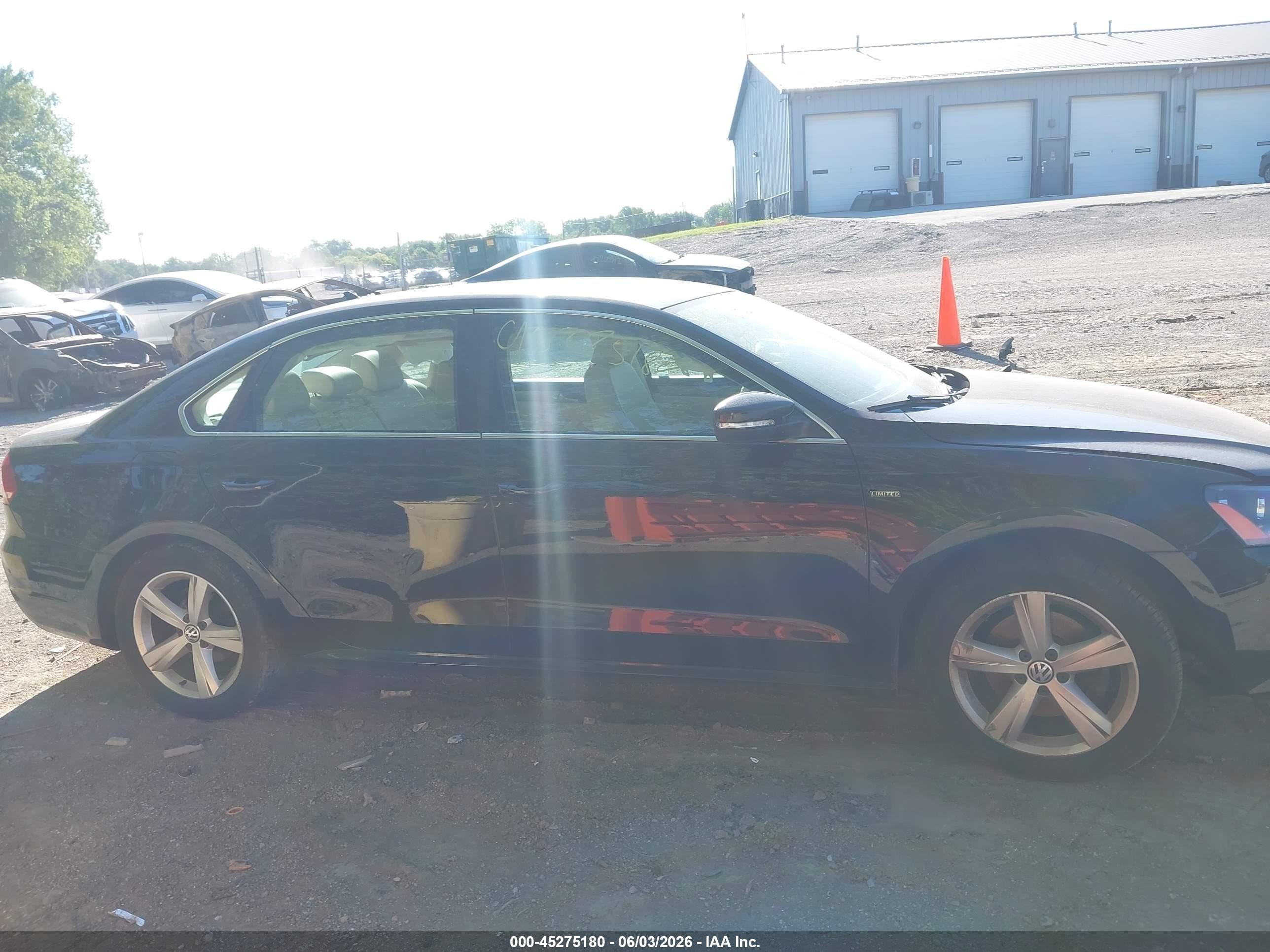 2015 Volkswagen Passat 1.8t Limited Edition Black vin: 1VWAS7A35FC110353