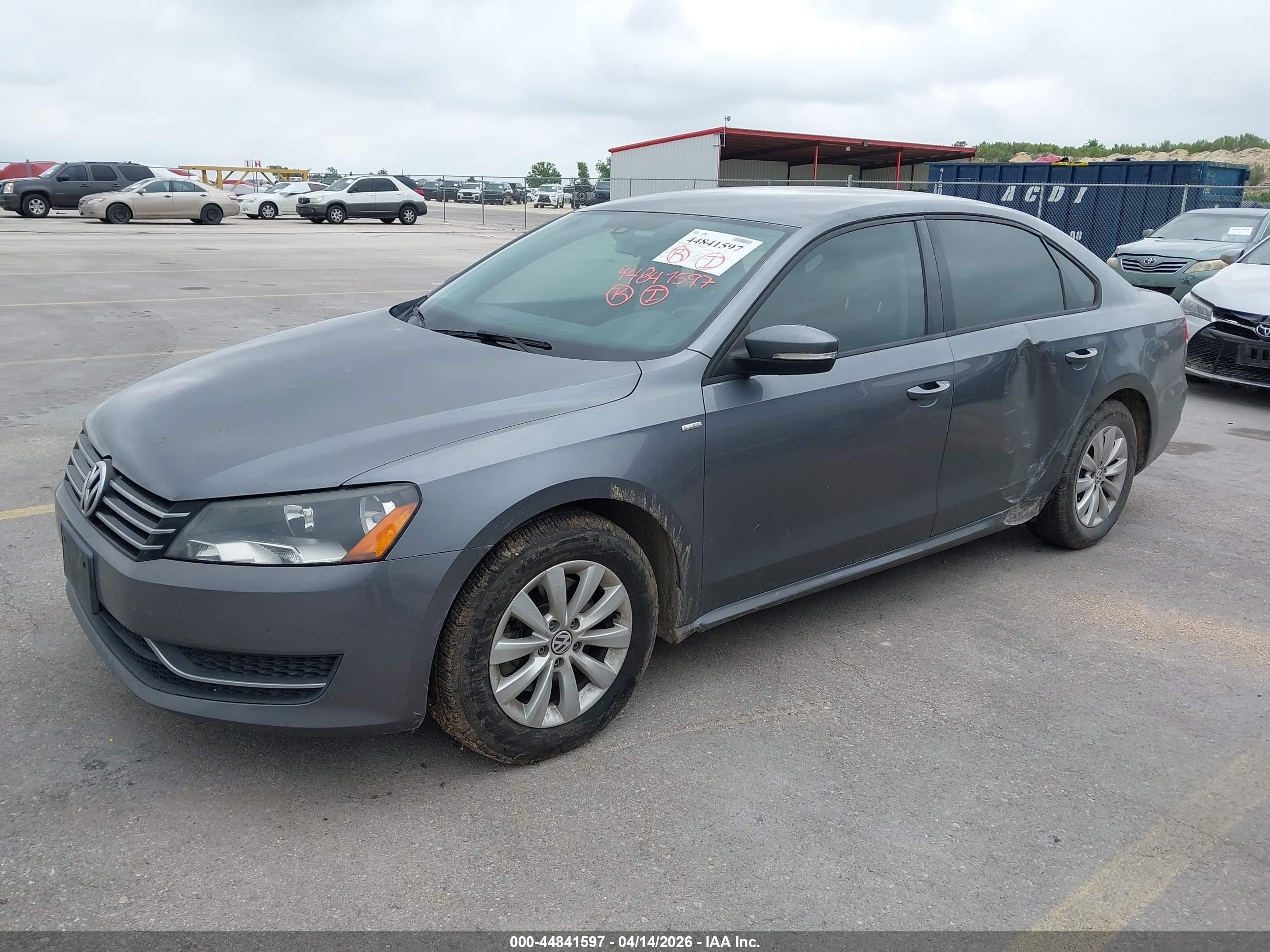 2014 Volkswagen Passat 1.8t Wolfsburg Edition Gray vin: 1VWAS7A36EC092931