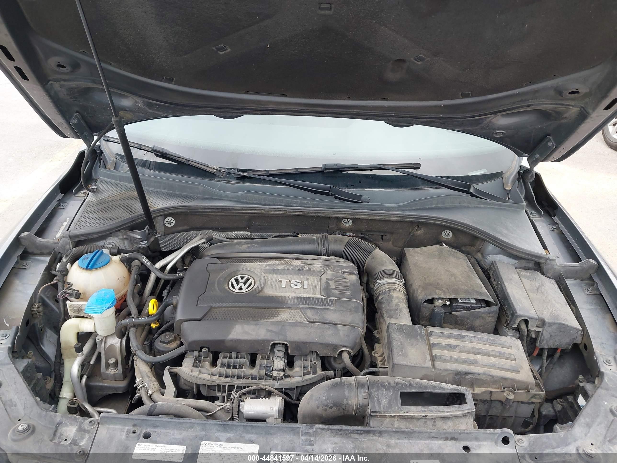 2014 Volkswagen Passat 1.8t Wolfsburg Edition Gray vin: 1VWAS7A36EC092931