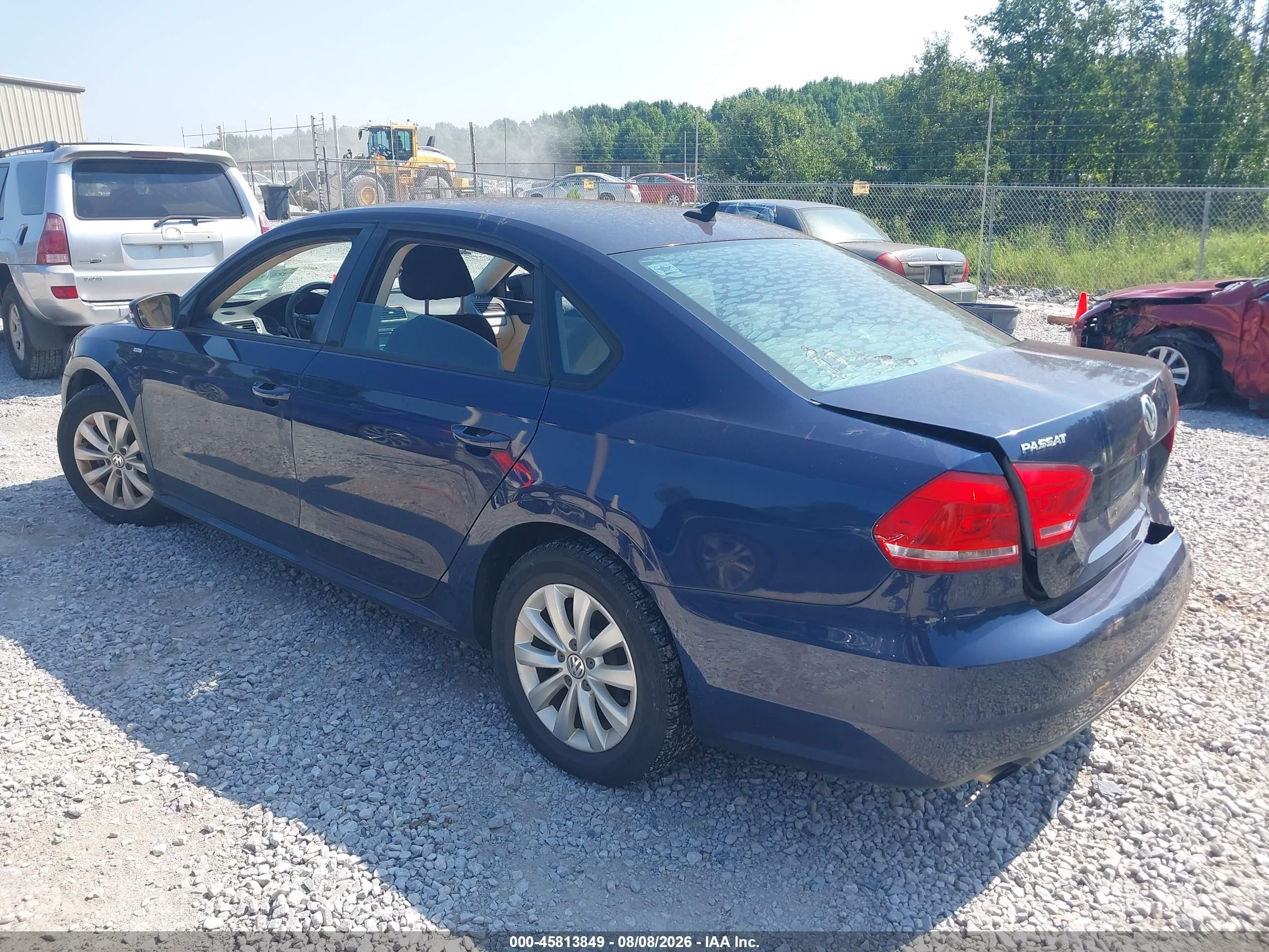 2014 Volkswagen Passat 1.8t Wolfsburg Edition Blue vin: 1VWAS7A36EC119867