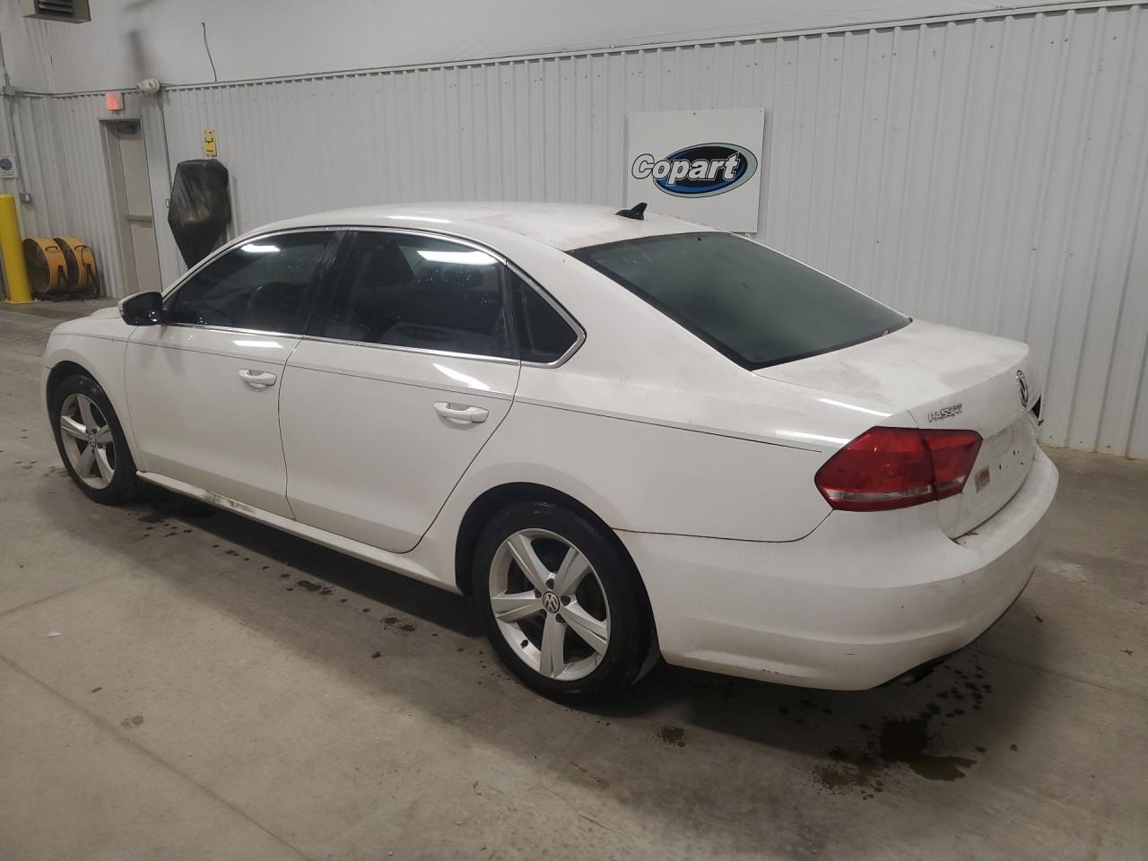 2015 Volkswagen Passat S White vin: 1VWAS7A36FC090307 Damage: Left Drip Rail, Heavy Scratch, 1/2 To 1 Inch