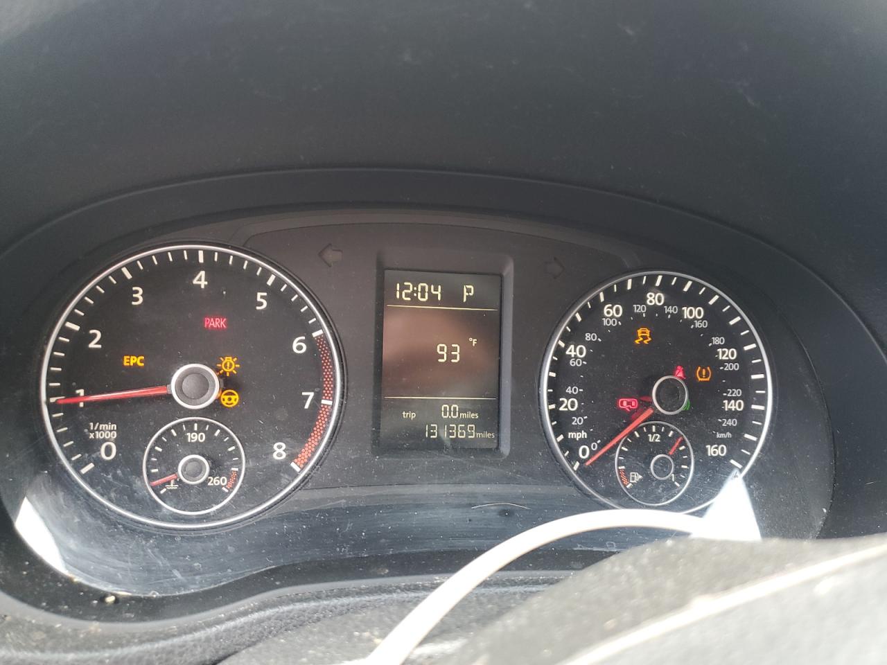2015 Volkswagen Passat S White vin: 1VWAS7A36FC090307 Damage: Warning - Tire Pressure, On, Unacceptable