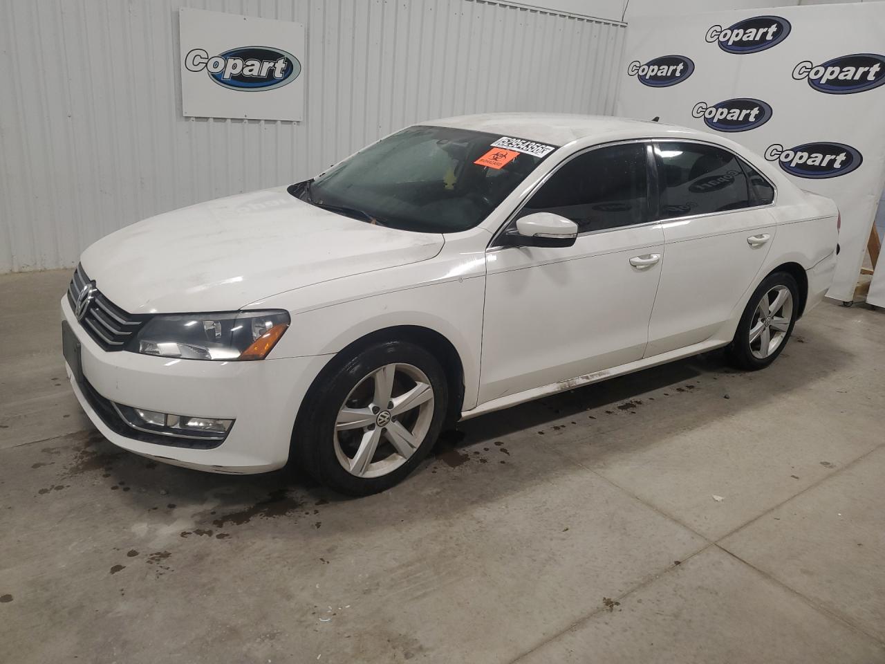 2015 Volkswagen Passat S White vin: 1VWAS7A36FC090307 Damage: Front Bumper, Heavy Scratch, > 12 Inches